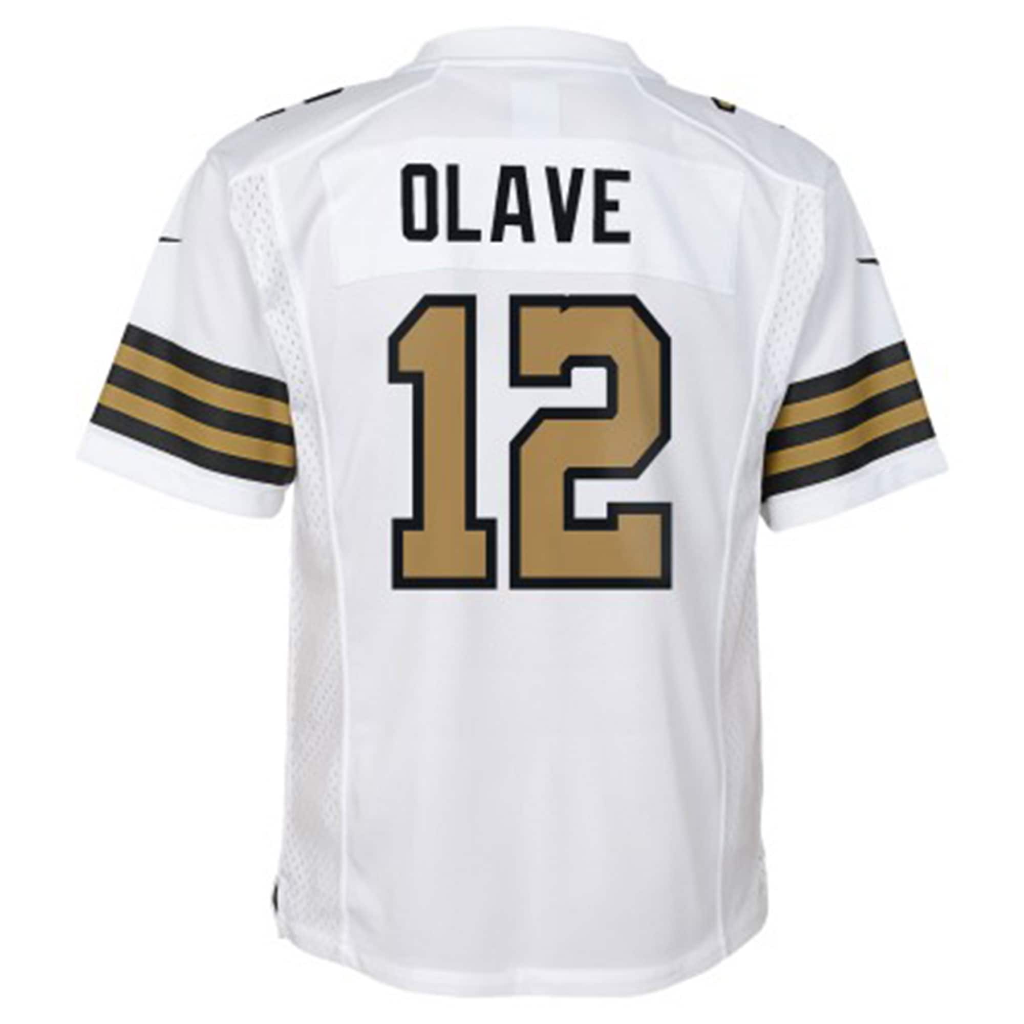 Chris Olave New Orleans Saints Nike Youth Game Jersey – White Clowdercats