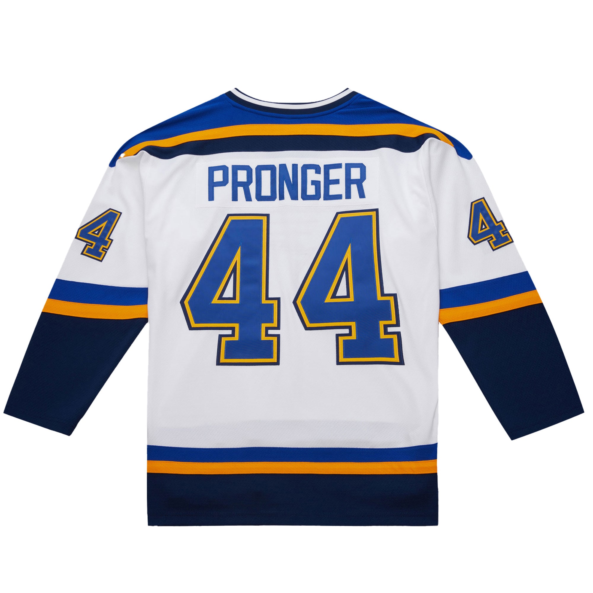 Chris Pronger St. Louis Blues 1999-00 Power Play Jersey – White Clowdercats