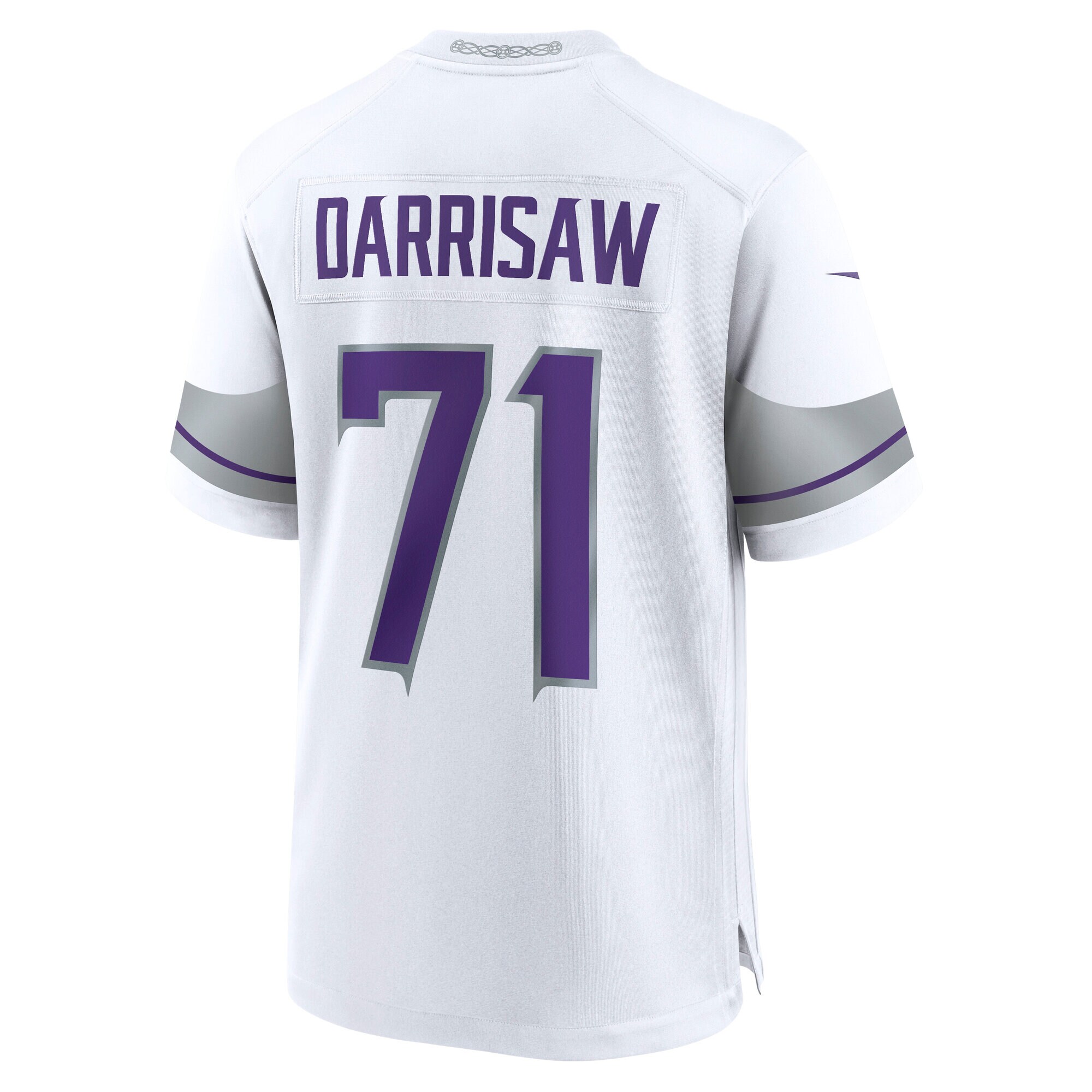 Christian Darrisaw Minnesota Vikings Nike Alternate Game Jersey – White Clowdercats
