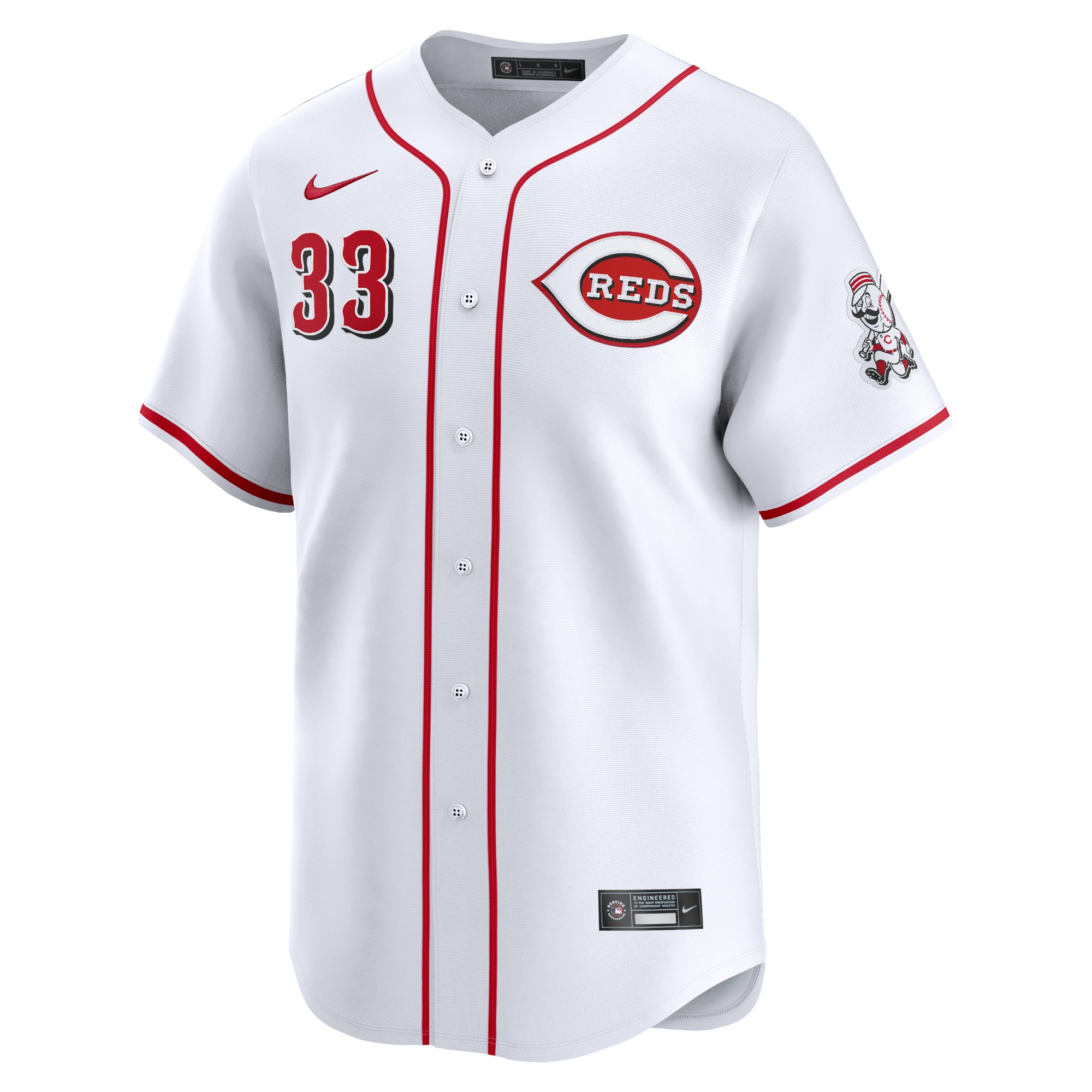Christian Encarnacion-Strand Cincinnati Reds Nike Home Limited Player Jersey – White