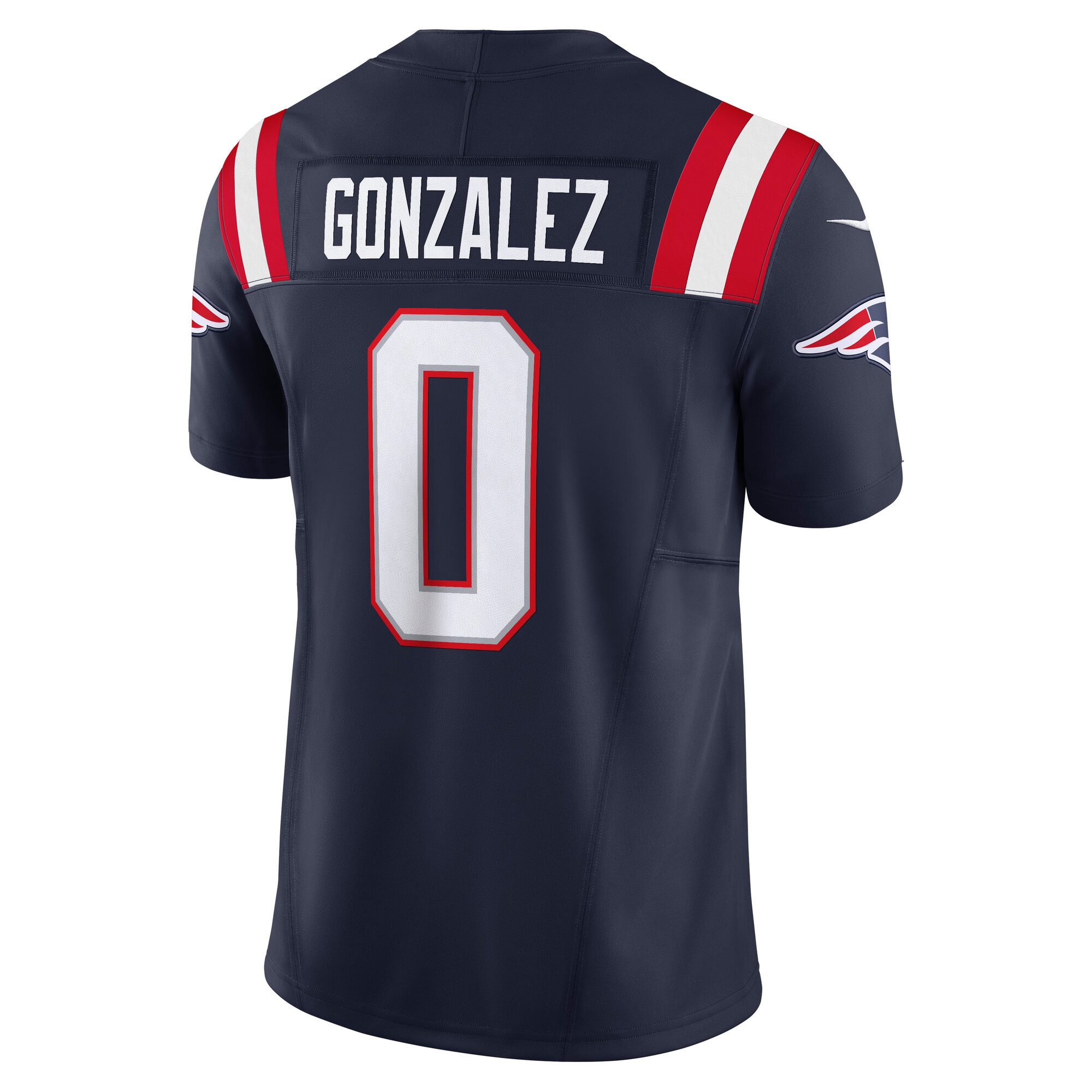Christian Gonzalez New England Patriots Nike Vapor F.U.S.E. Limited Jersey – Navy Clowdercats