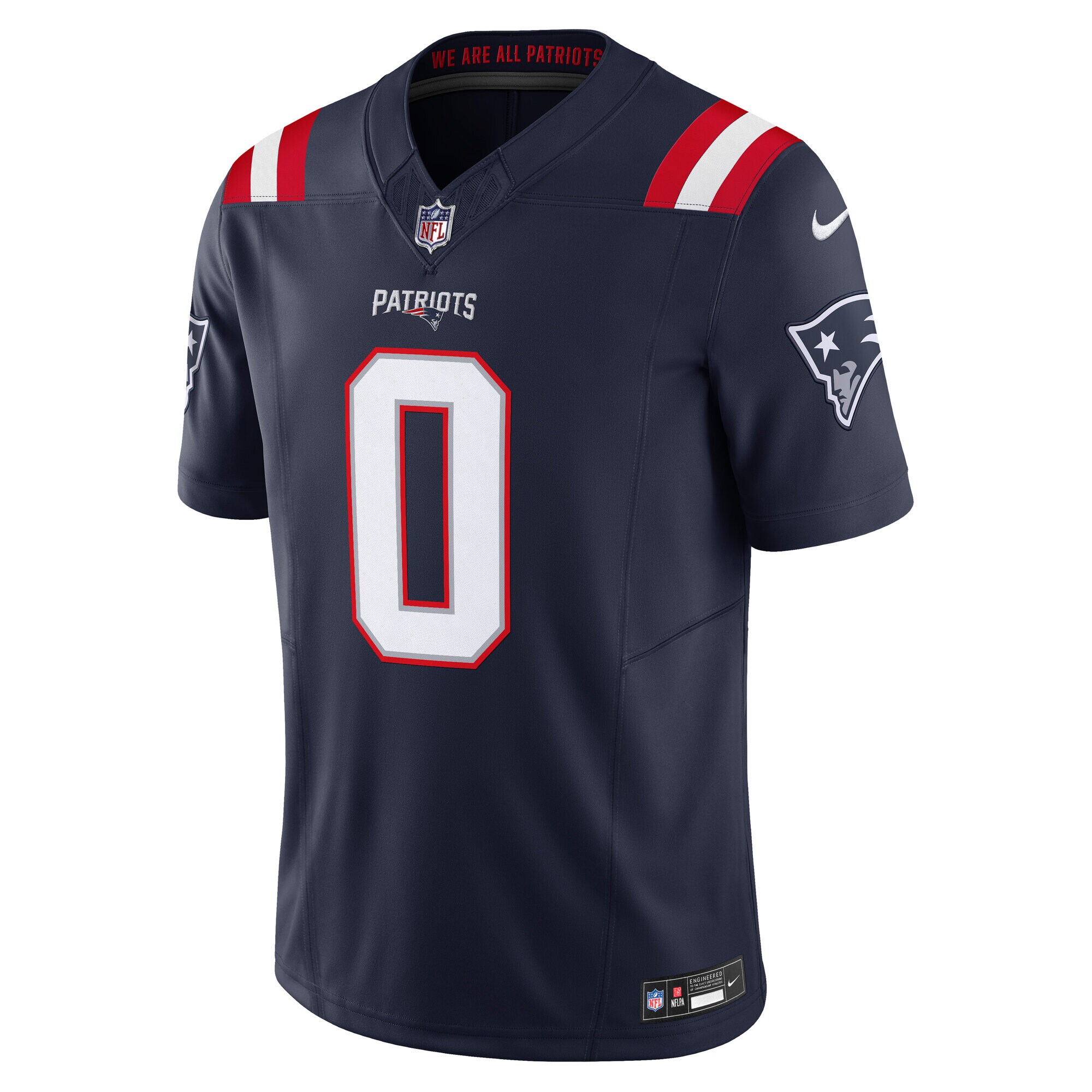 Christian Gonzalez New England Patriots Nike Vapor F.U.S.E. Limited Jersey – Navy Clowdercats