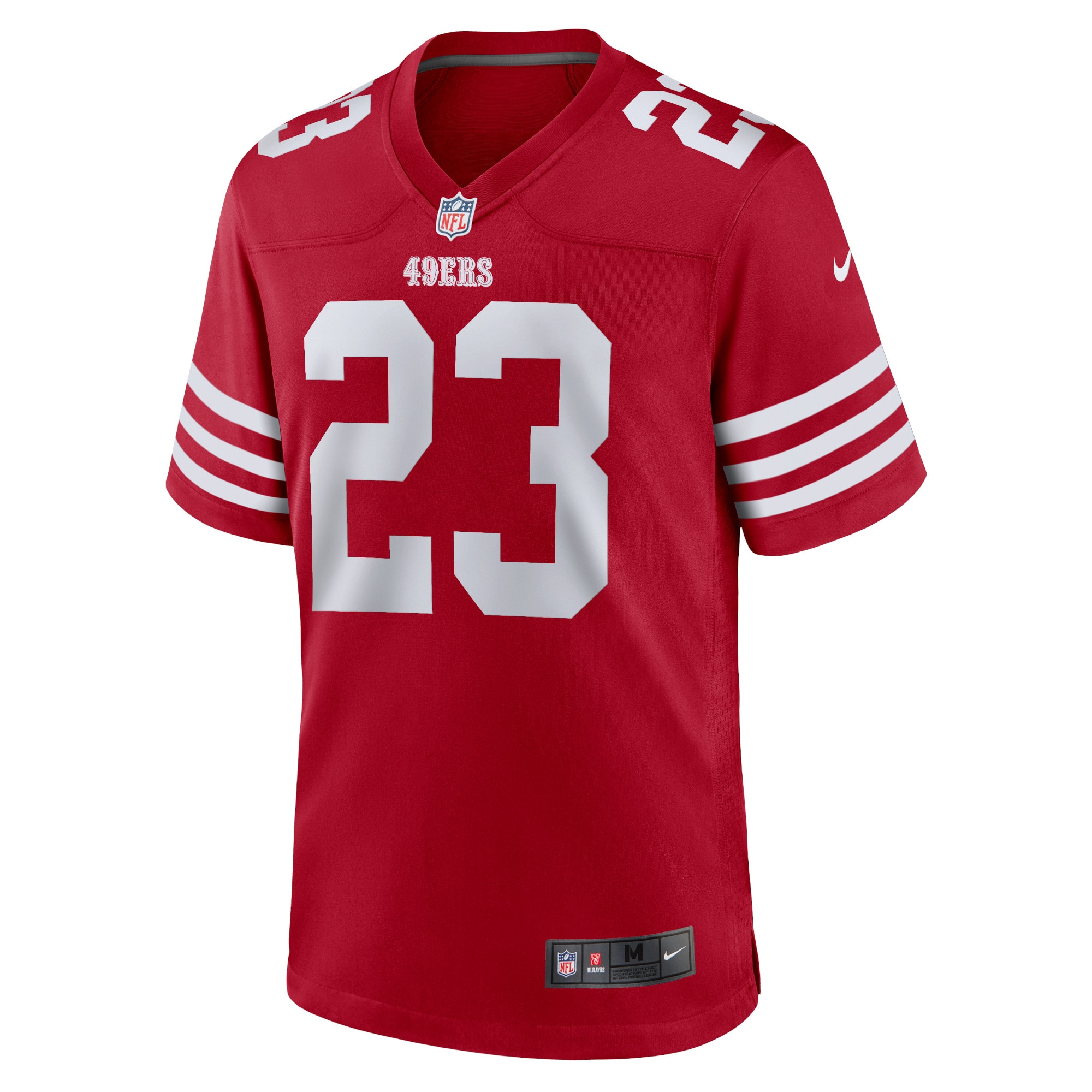 Christian McCaffrey San Francisco 49ers Nike Game Player Jersey – Scarlet Clowdercats