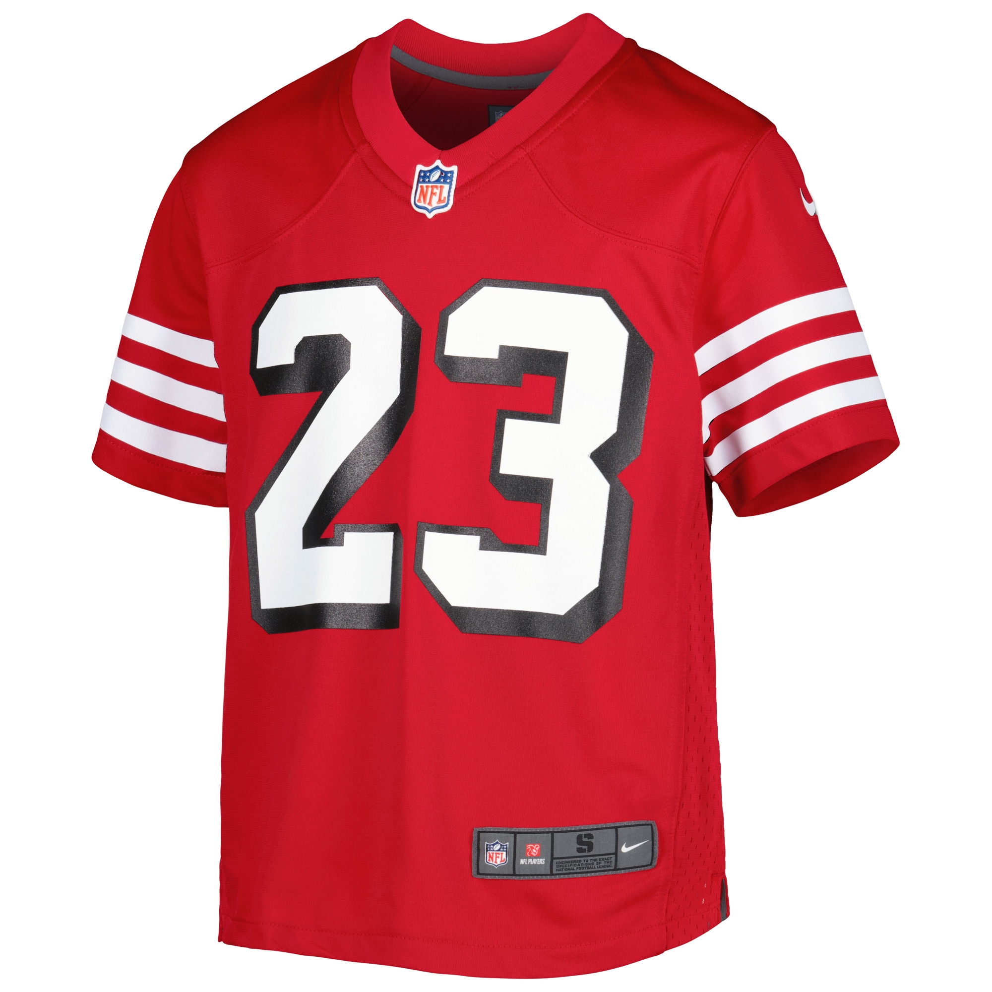 Christian McCaffrey San Francisco 49ers Nike Youth Game Jersey – Scarlet Clowdercats