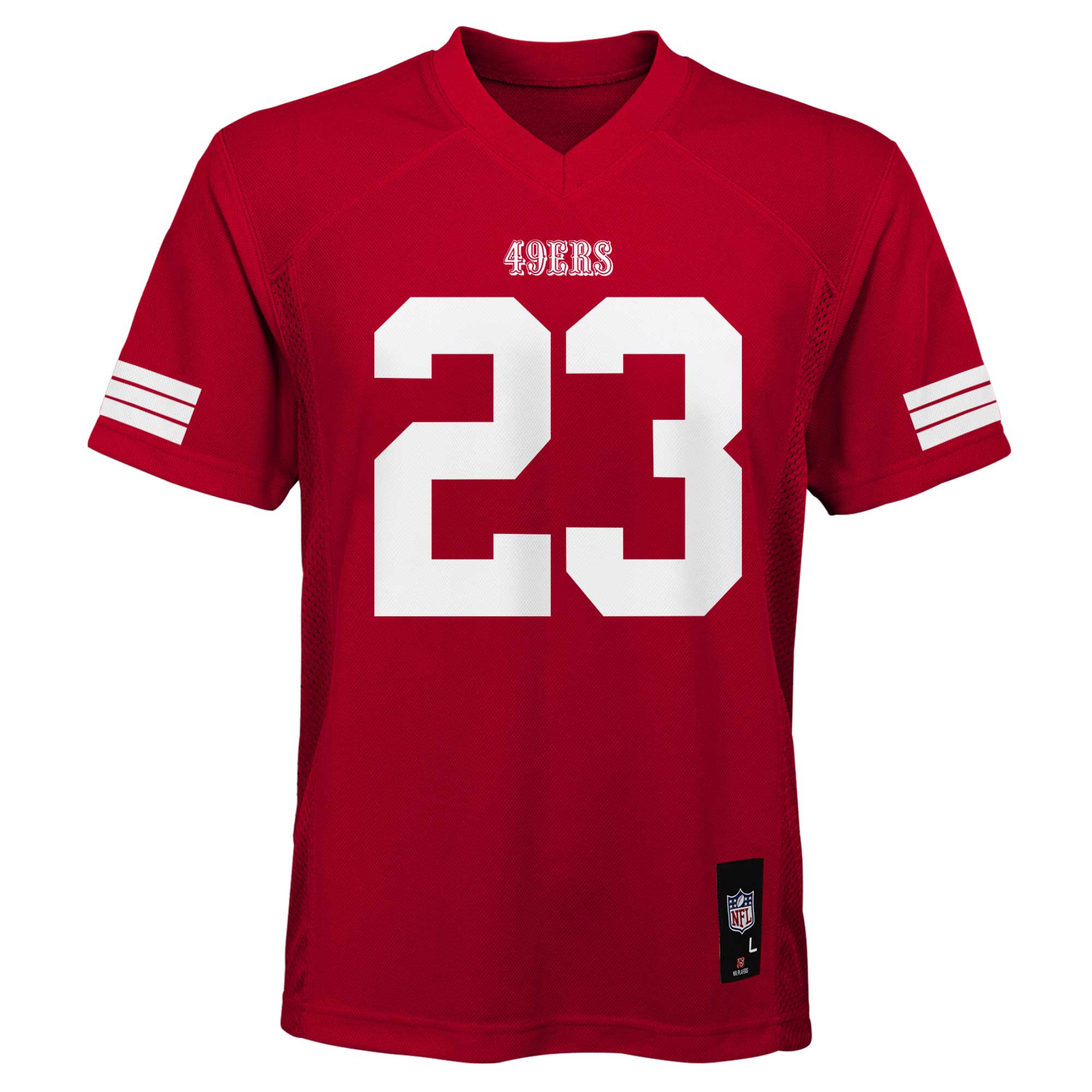 Christian McCaffrey San Francisco 49ers Youth Replica Player Jersey – Scarlet Clowdercats