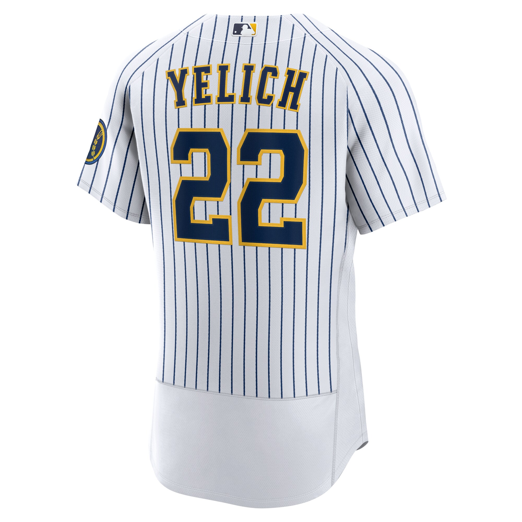 Christian Yelich Milwaukee Brewers Nike Team Alternate Authentic Player Jersey – White