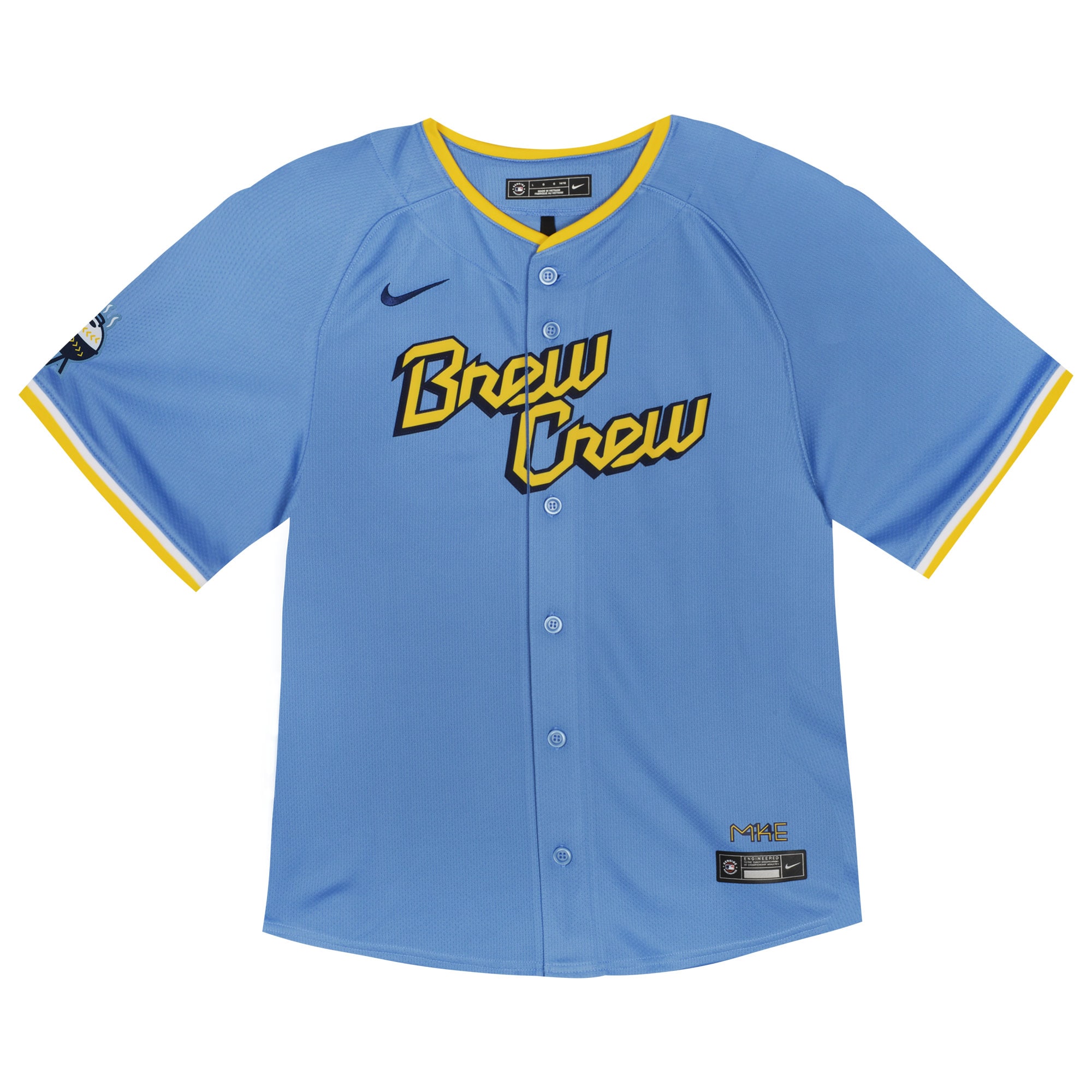 Christian Yelich Milwaukee Brewers Nike Toddler City Connect Limited Player Jersey – Powder Blue