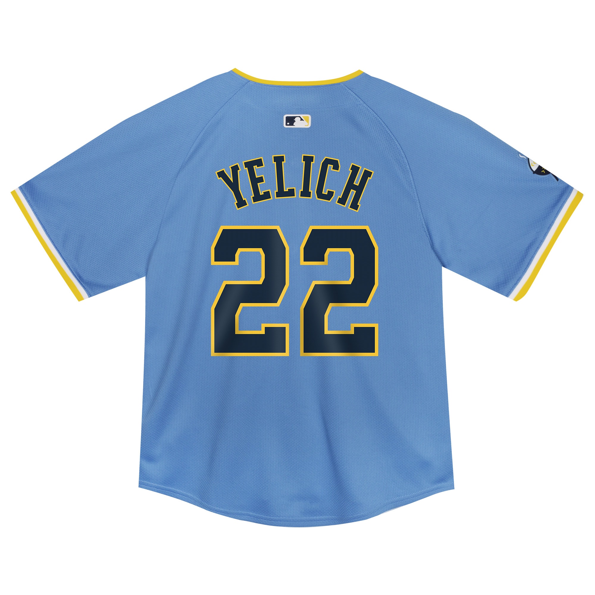 Christian Yelich Milwaukee Brewers Nike Toddler City Connect Limited Player Jersey – Powder Blue