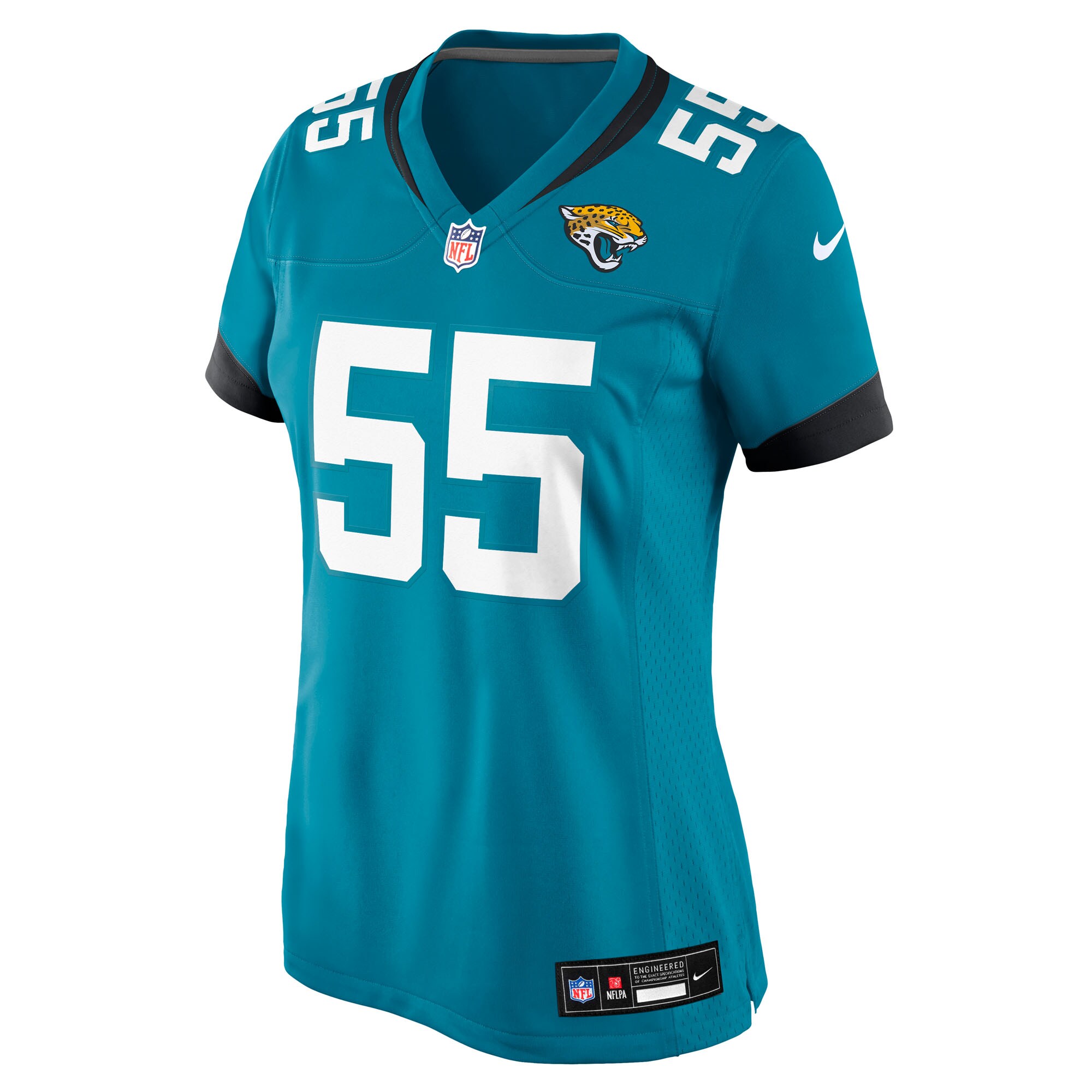 Chuma Edoga Jacksonville Jaguars Nike Women’s Team Game Jersey – Teal Clowdercats