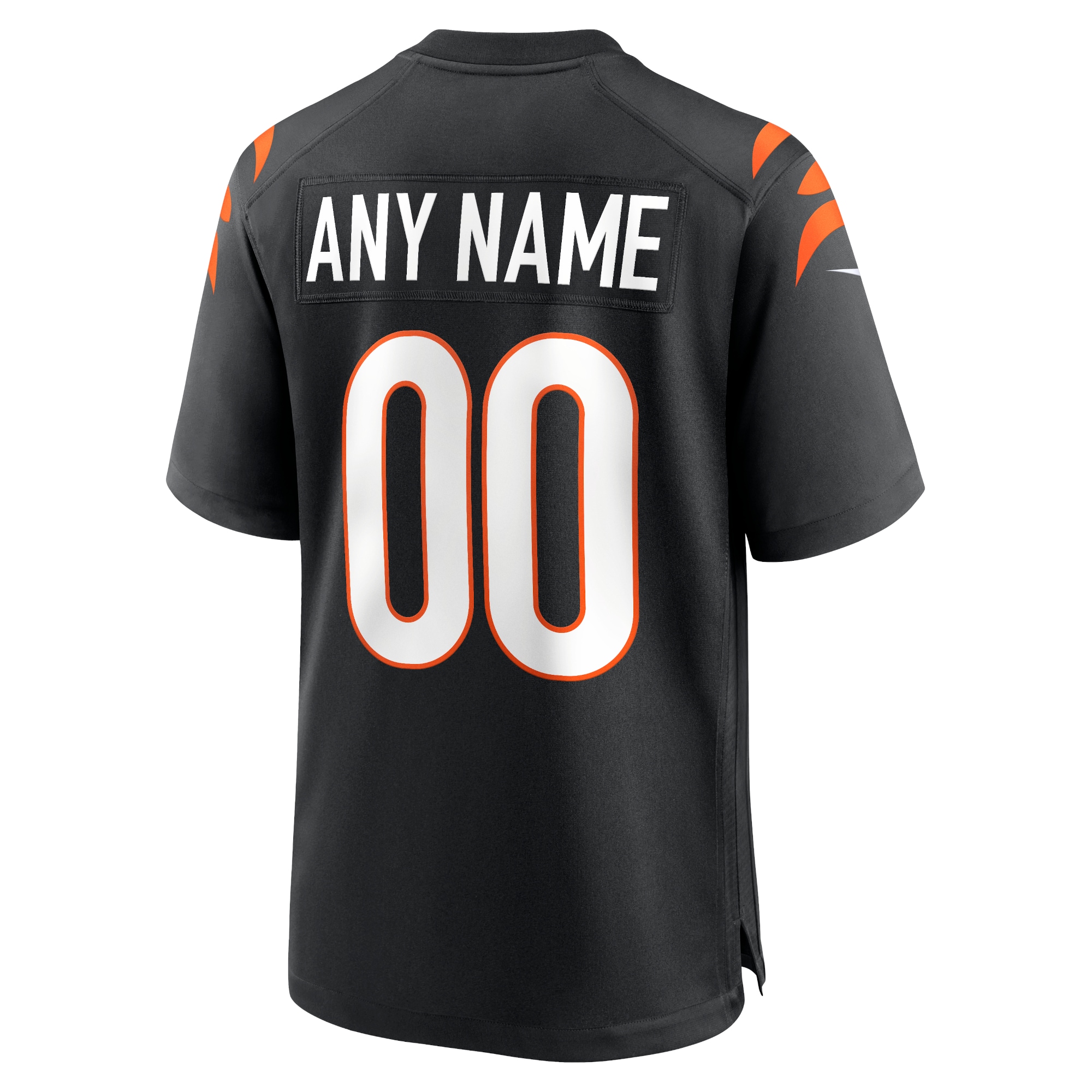 Cincinnati Bengals Nike Game Custom Jersey – Black Clowdercats