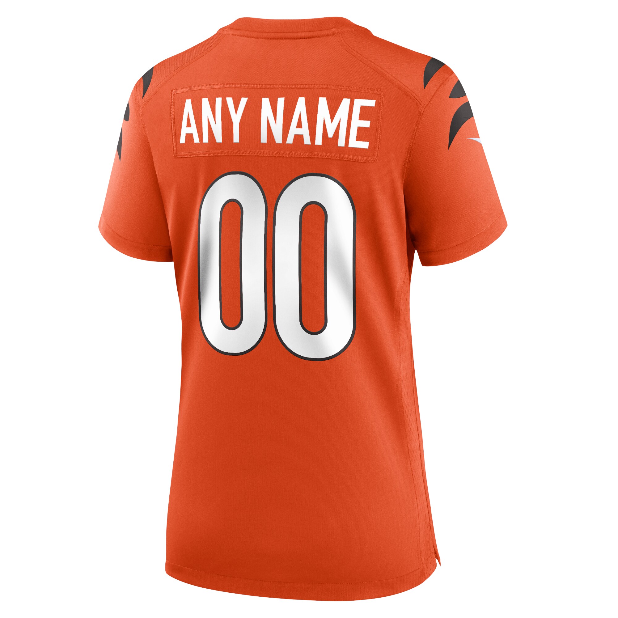Cincinnati Bengals Nike Women’s Alternate Game Custom Jersey – Orange Clowdercats