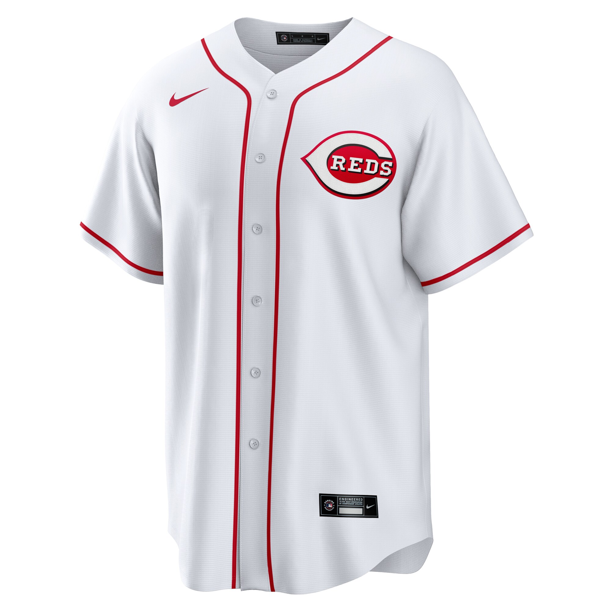Cincinnati Reds Nike #1 Dad Home Replica Jersey – White