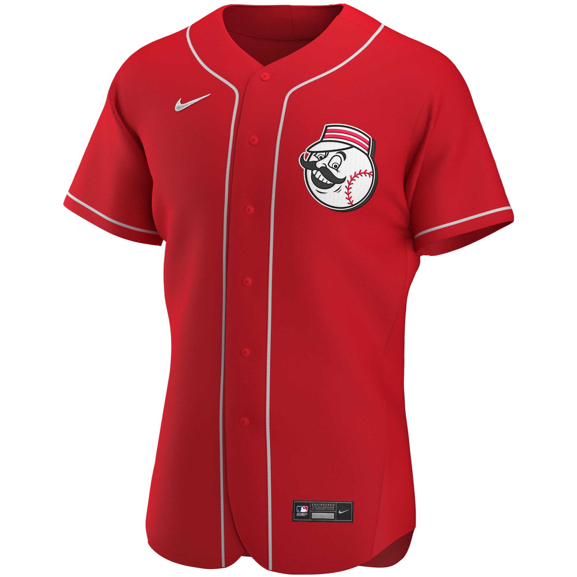Cincinnati Reds Nike Alternate Authentic Team Logo Jersey – Scarlet