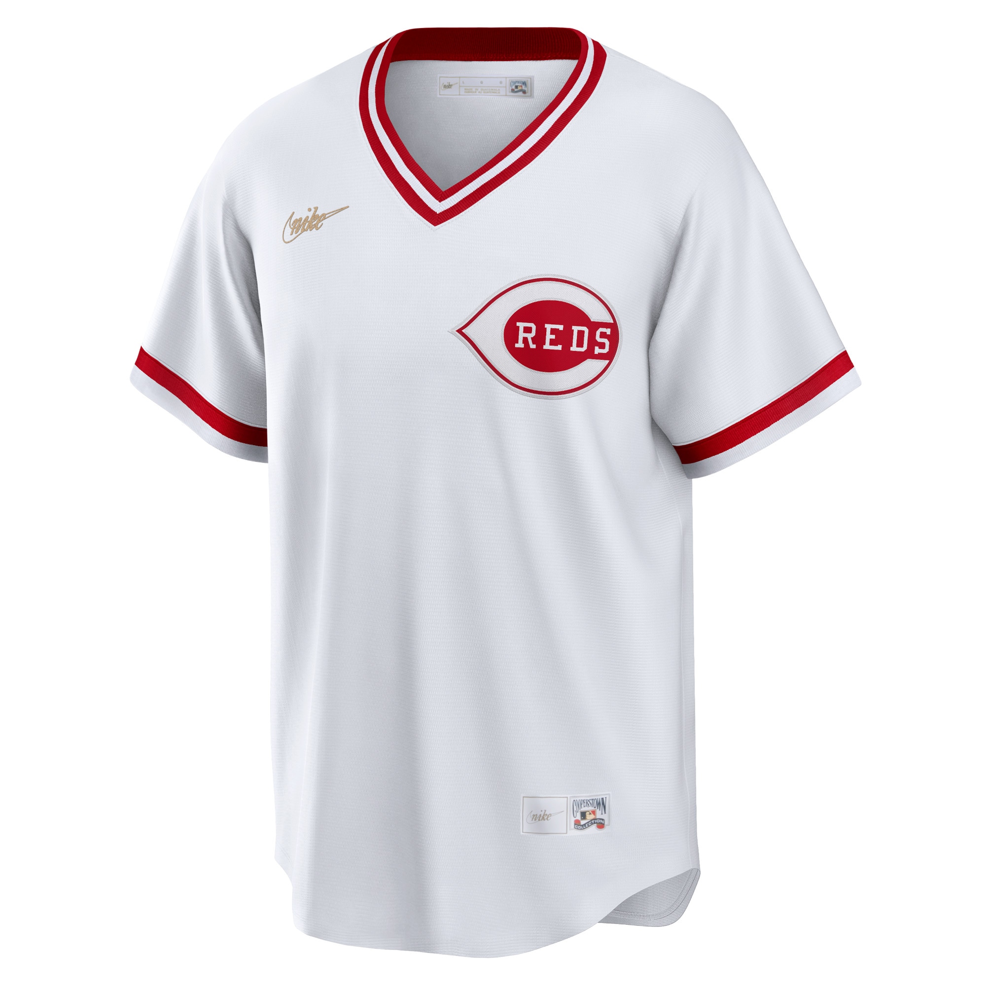 Cincinnati Reds Nike Home Cooperstown Collection Team Jersey – White