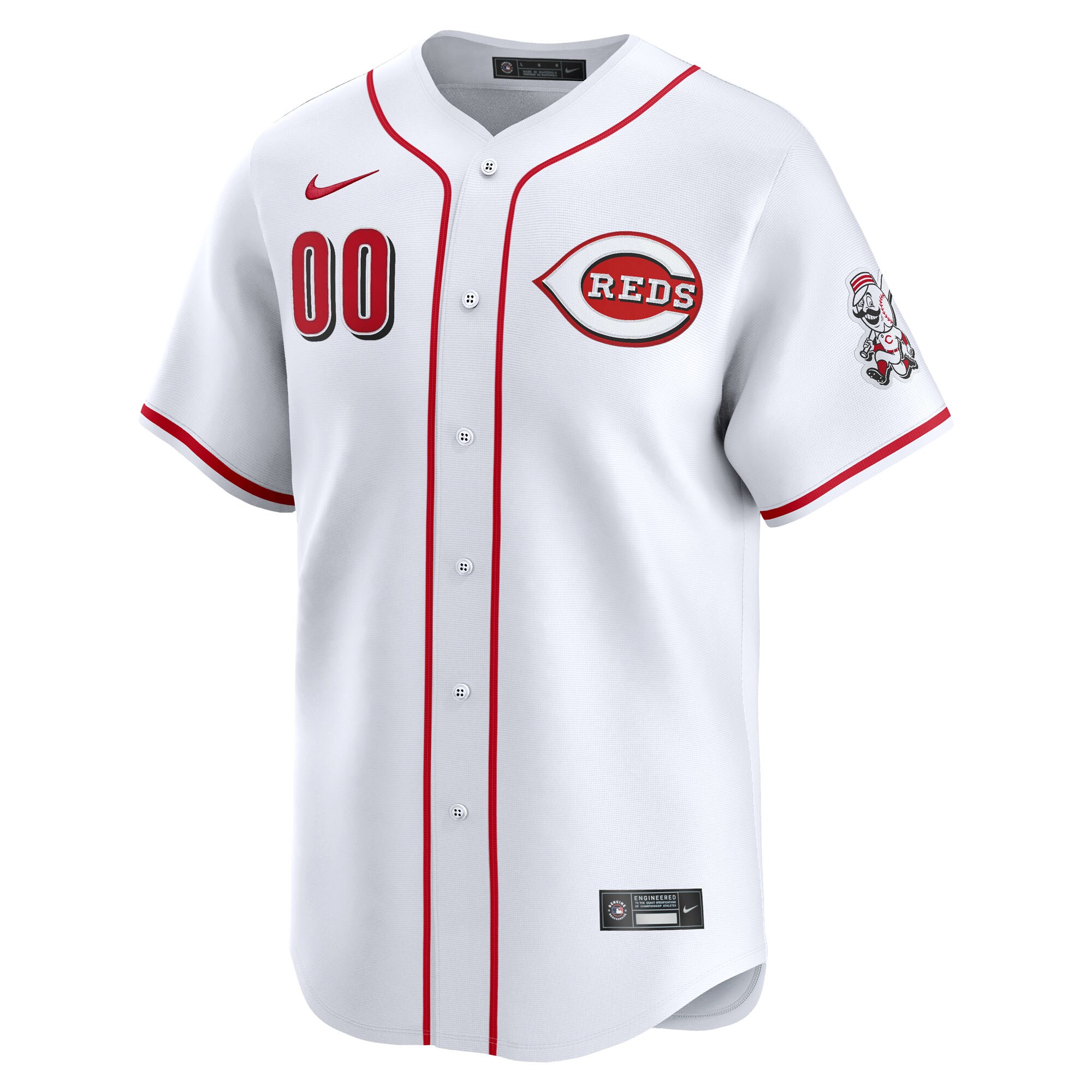 Cincinnati Reds Nike Home Limited Pick-A-Player Retired Roster Jersey – White