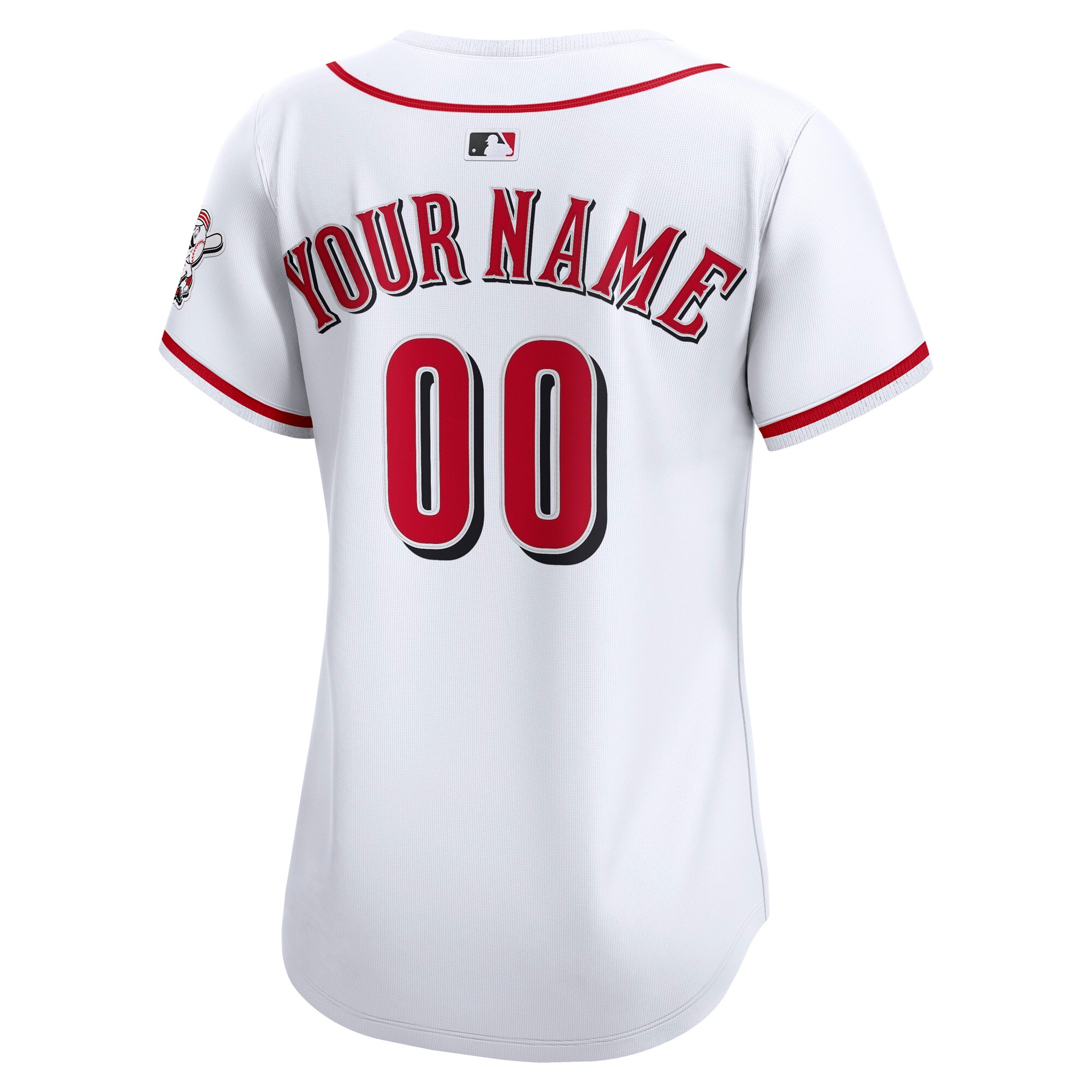 Cincinnati Reds Nike Women’s Home Limited Custom Jersey – White