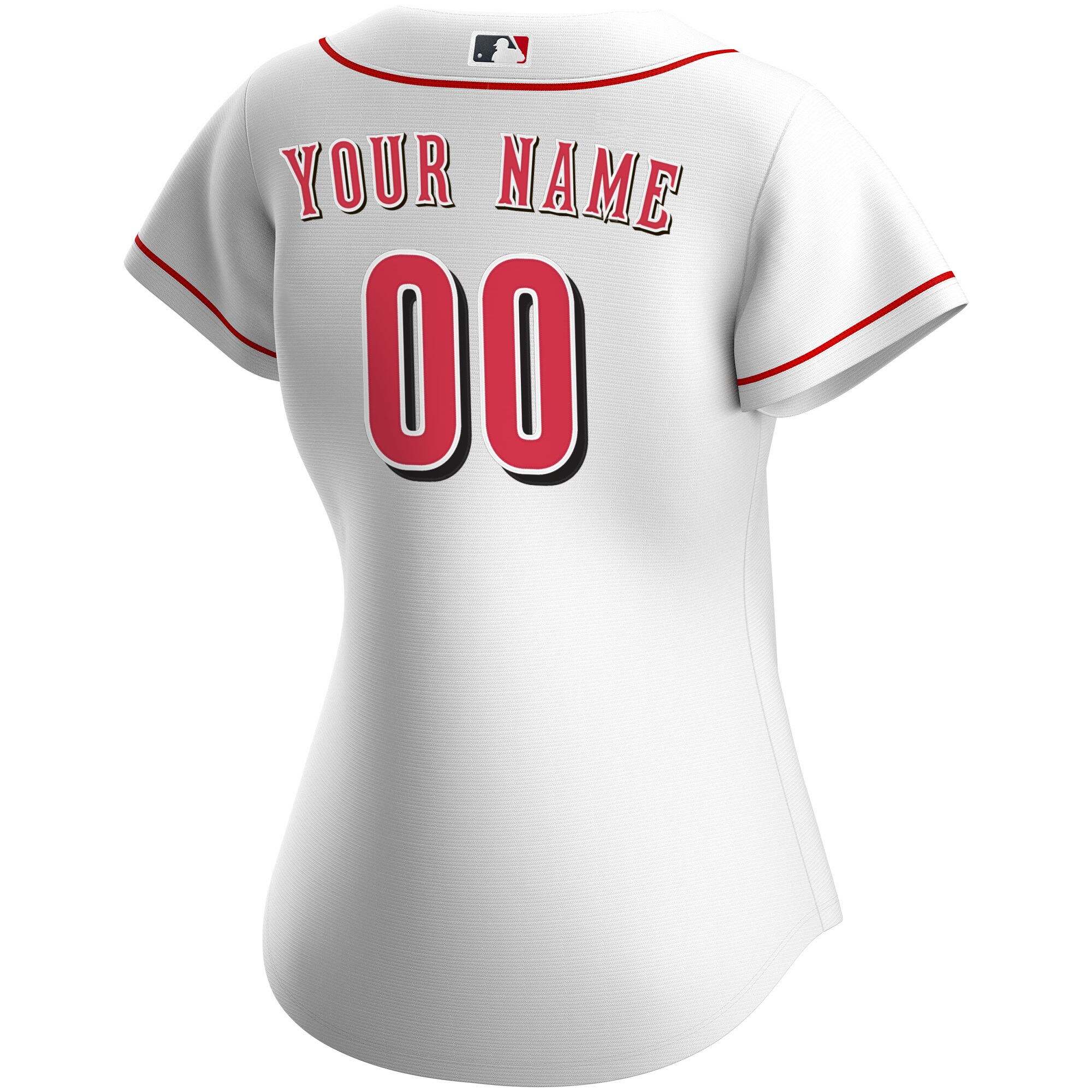 Cincinnati Reds Nike Women’s Home Replica Custom Jersey – White