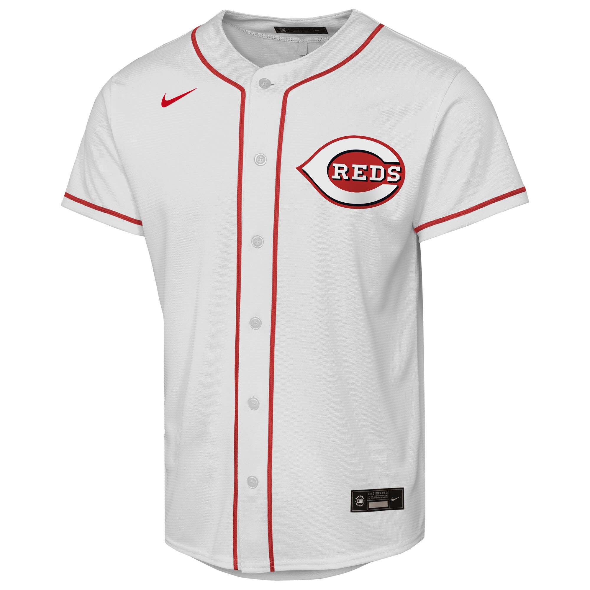 Cincinnati Reds Nike Youth Home Replica Jersey – White