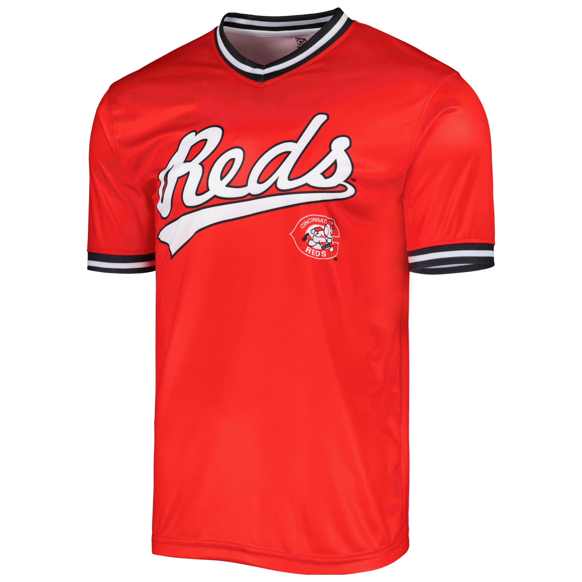 Cincinnati Reds Stitches Cooperstown Collection Team Jersey – Red