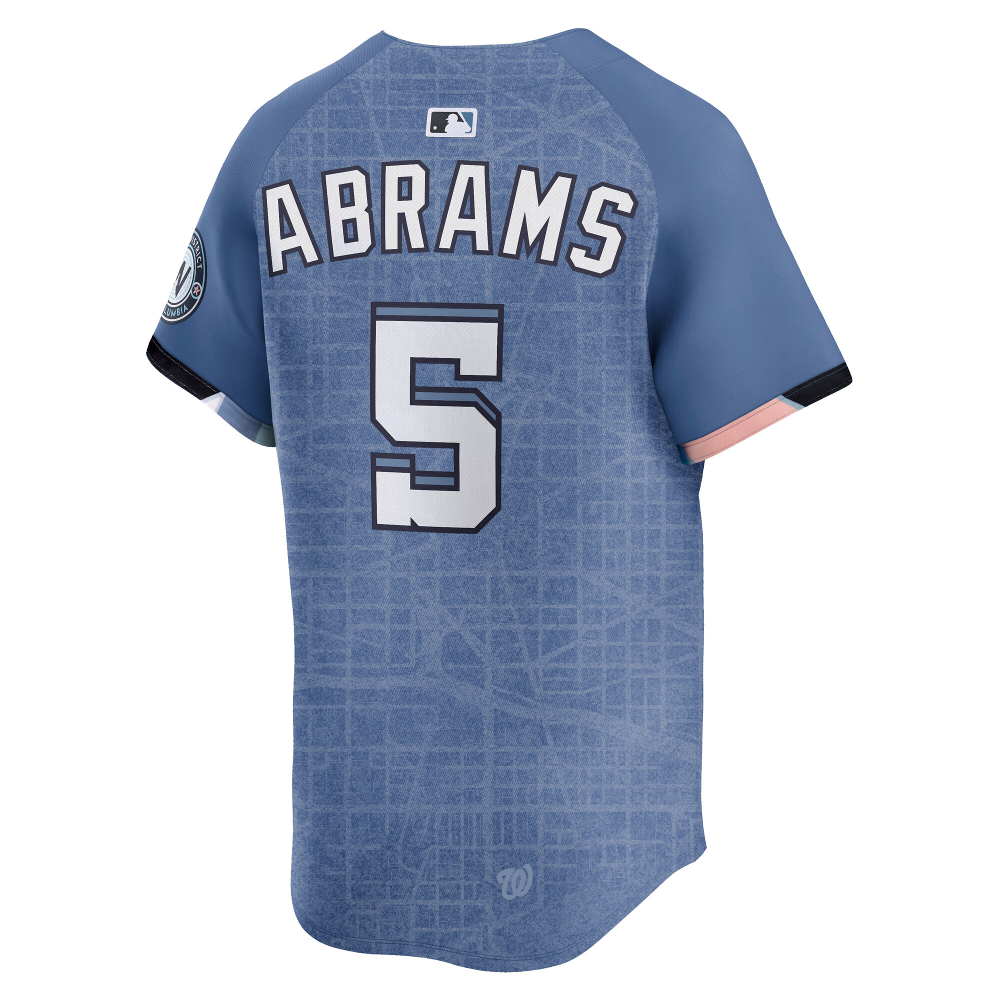 CJ Abrams Washington Nationals Nike 2025 City Connect Limited Jersey – Blue