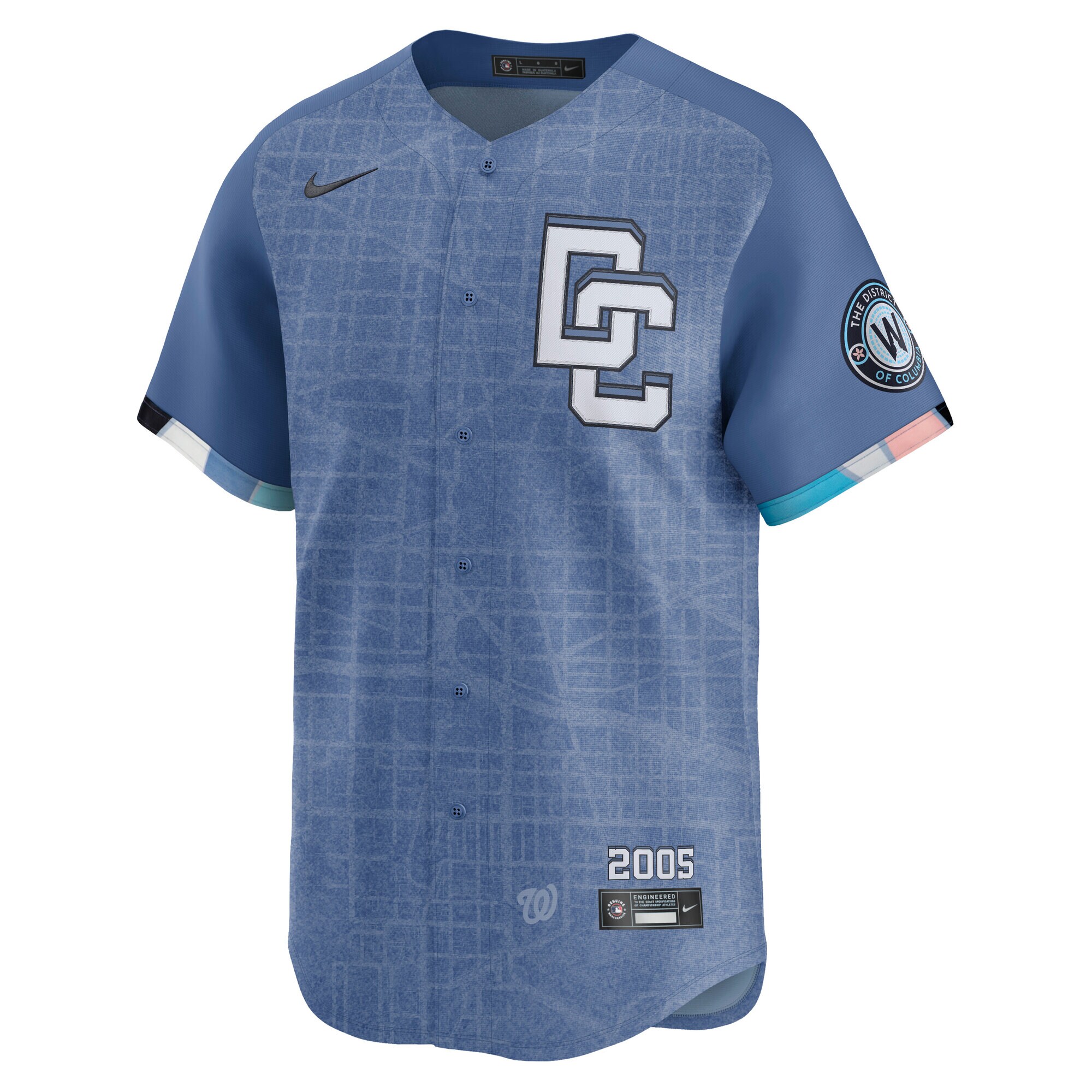 CJ Abrams Washington Nationals Nike 2025 City Connect Limited Jersey – Blue