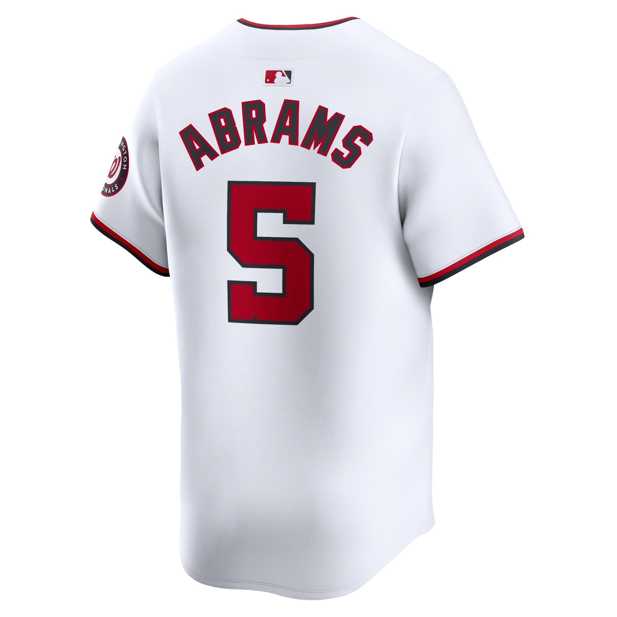 CJ Abrams Washington Nationals Nike Home Limited Player Jersey – White