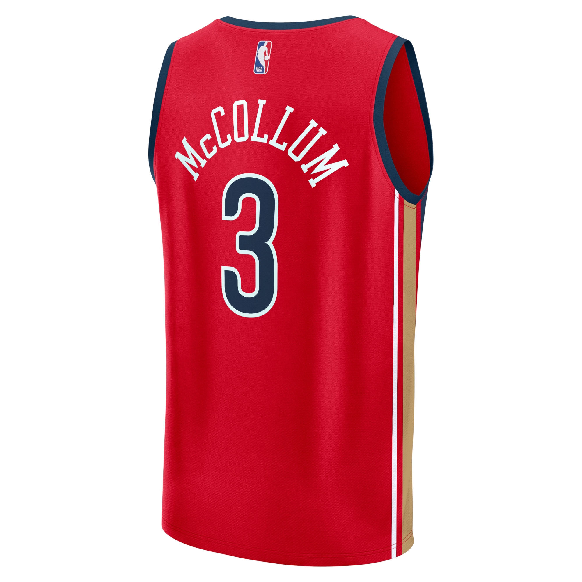 CJ McCollum New Orleans Pelicans Fanatics Fast Break Replica Jersey – Statement Edition – Red Clowdercats
