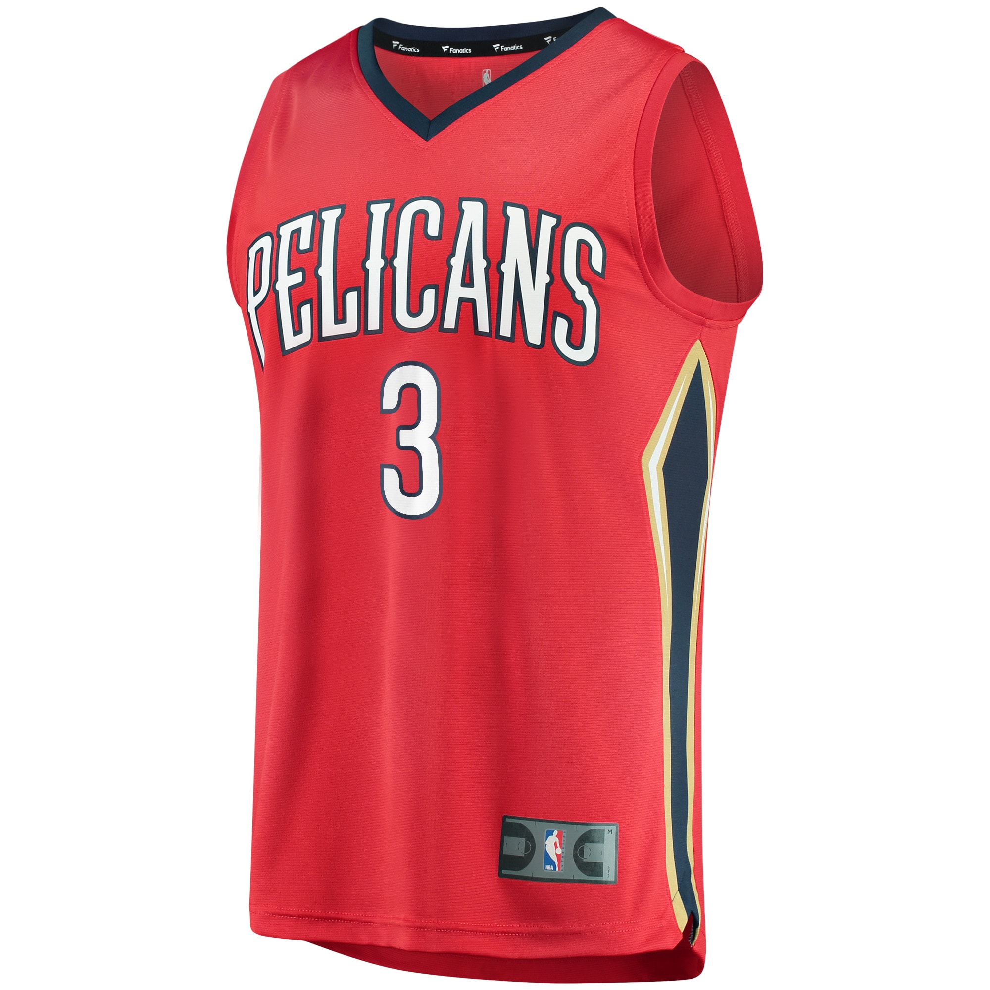 C.J. McCollum New Orleans Pelicans Fanatics Youth Fast Break Replica Player Jersey Red – Statement Edition Clowdercats