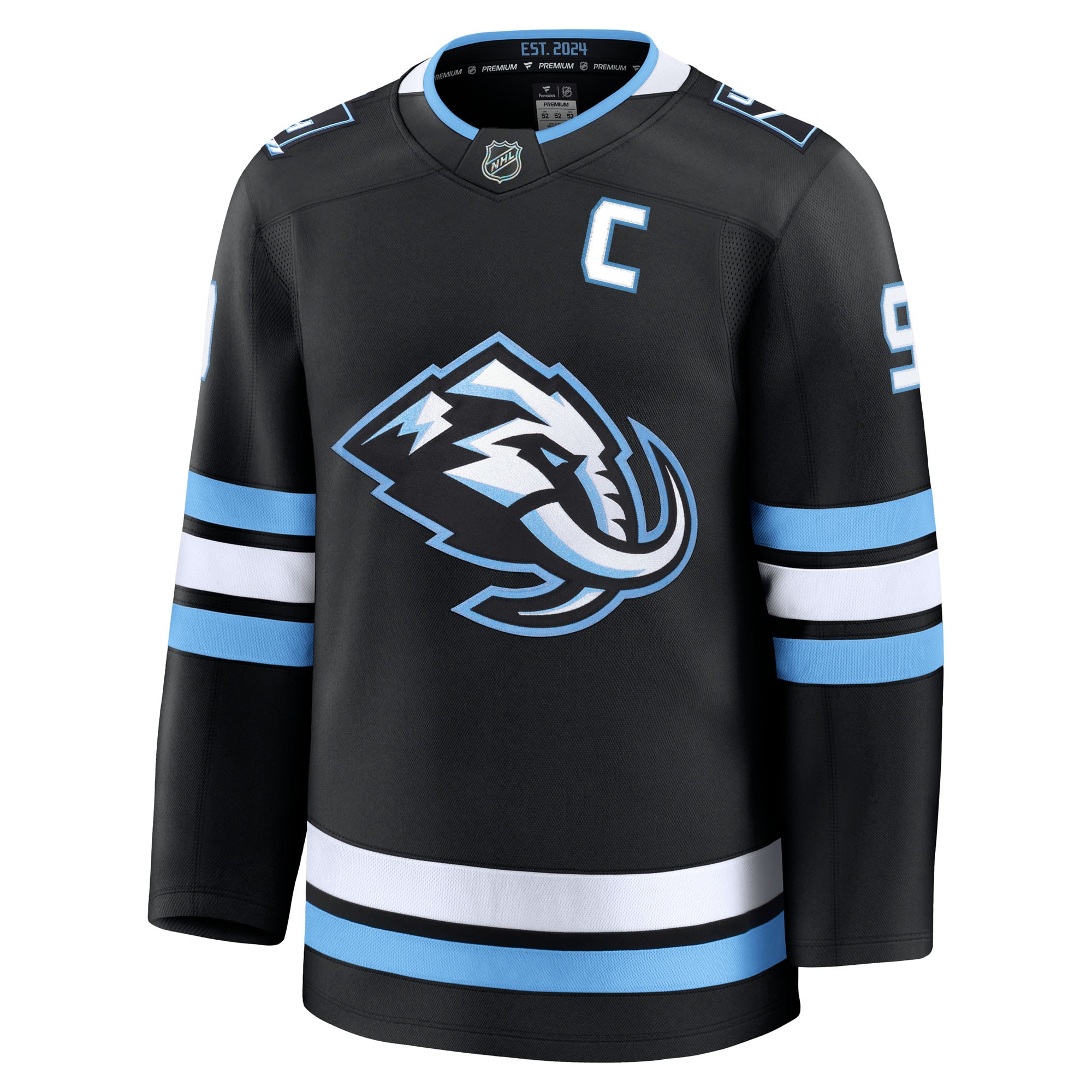 Clayton Keller Utah Mammoth Fanatics Home Premium Player Jersey – Black Clowdercats