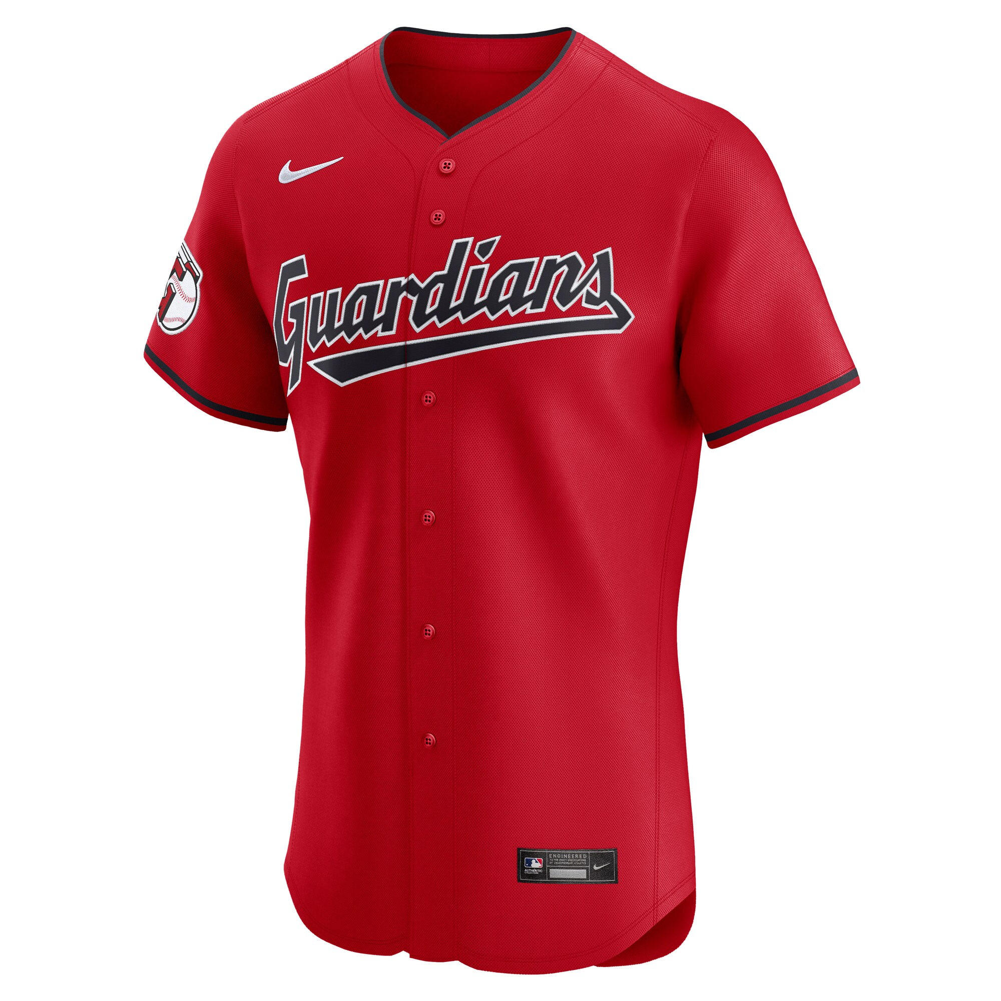 Cleveland Guardians Nike Alternate Vapor Premier Elite Patch Jersey – Red