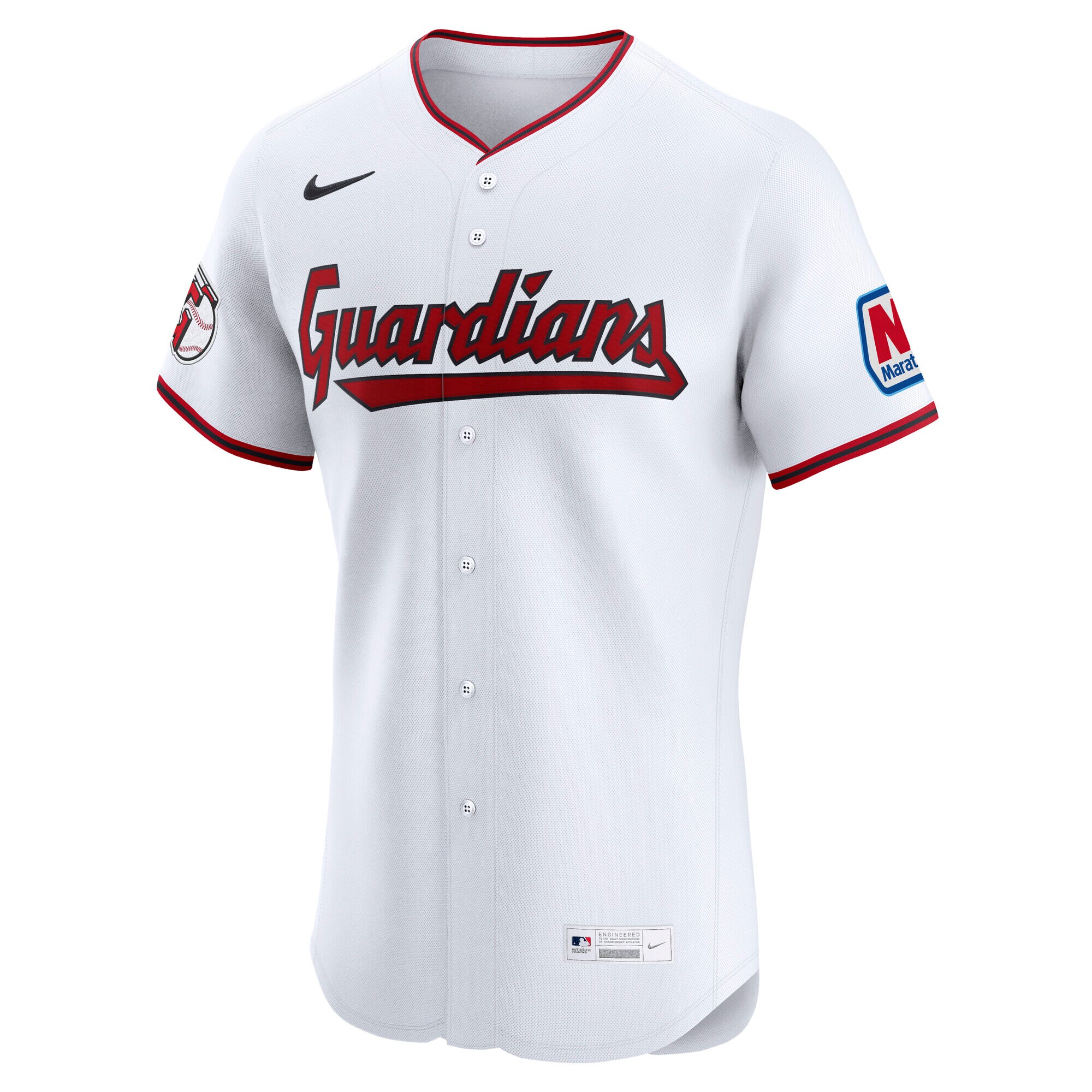 Cleveland Guardians Nike Home Elite Jersey – White