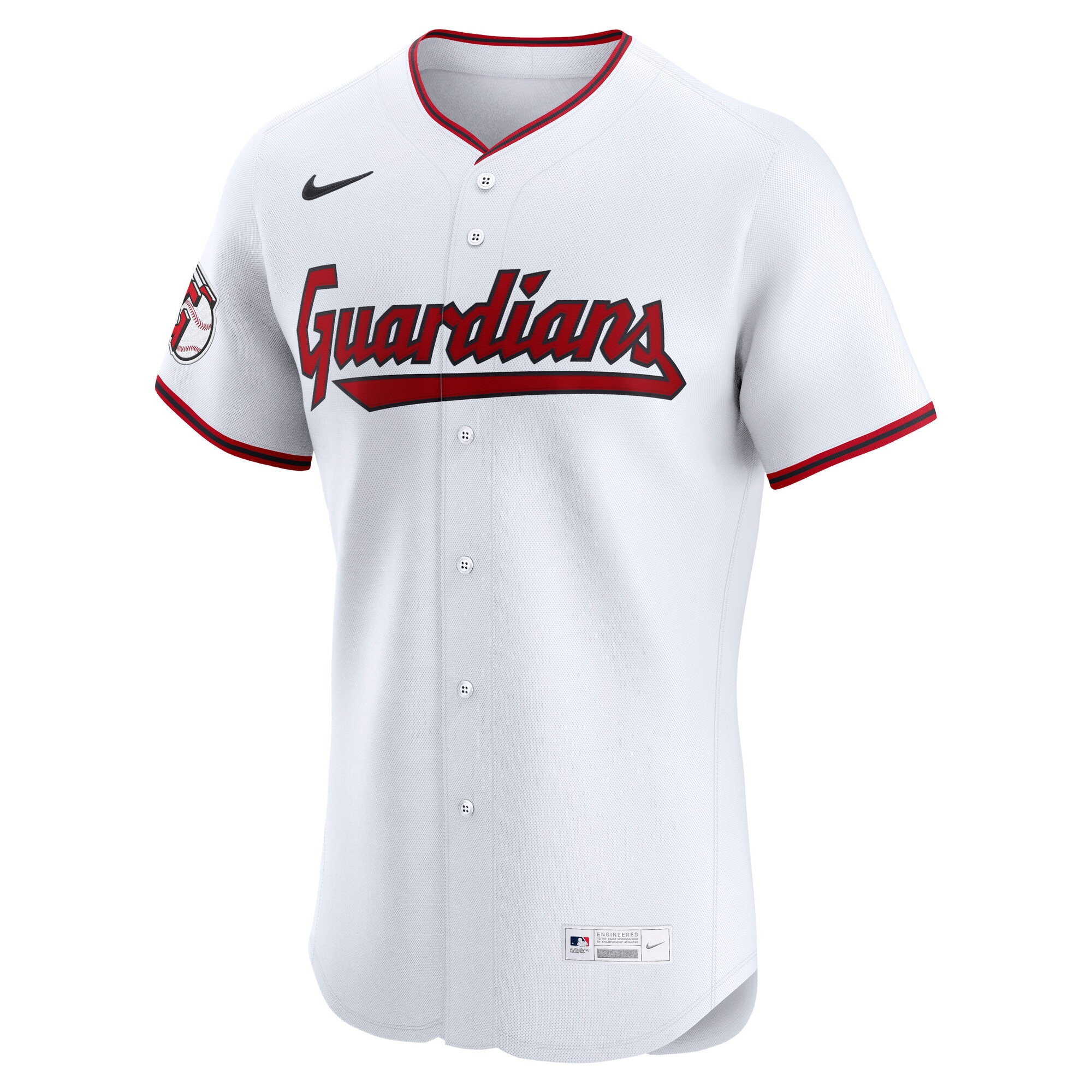 Cleveland Guardians Nike Home Elite Jersey – White