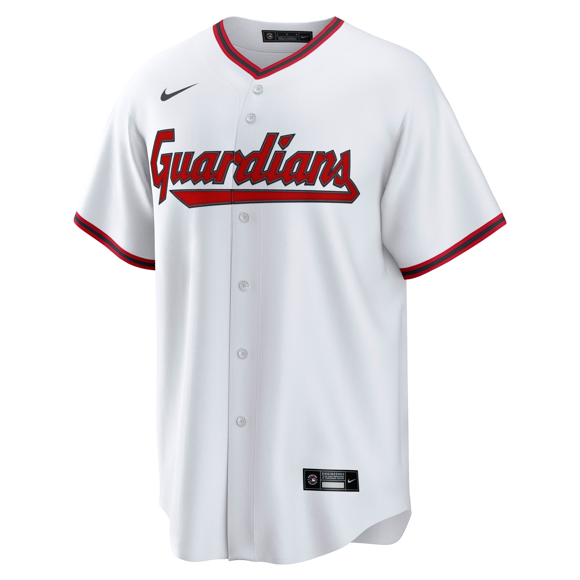 Cleveland Guardians Nike Home Home Blank Replica Jersey – White