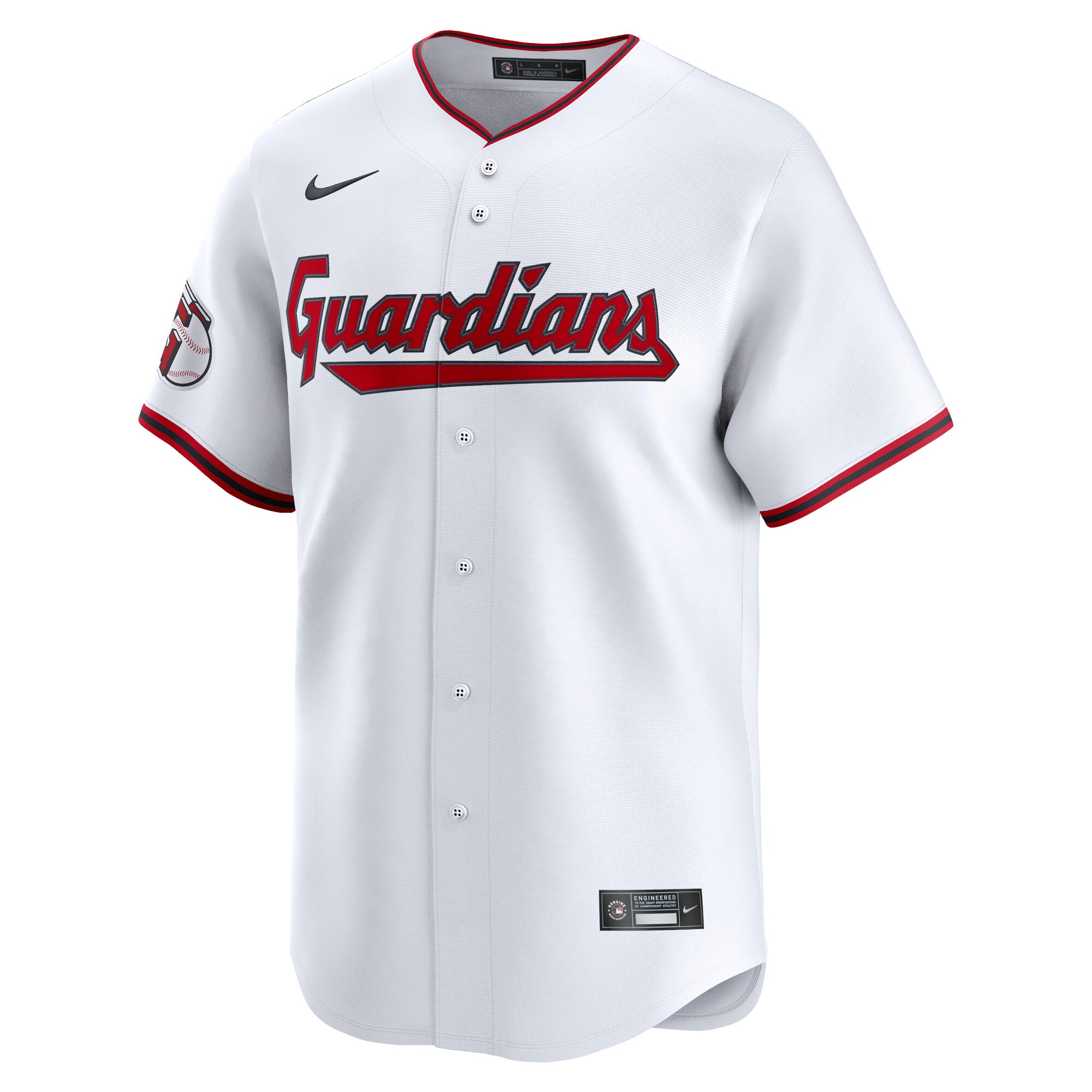 Cleveland Guardians Nike Home Limited Jersey – White
