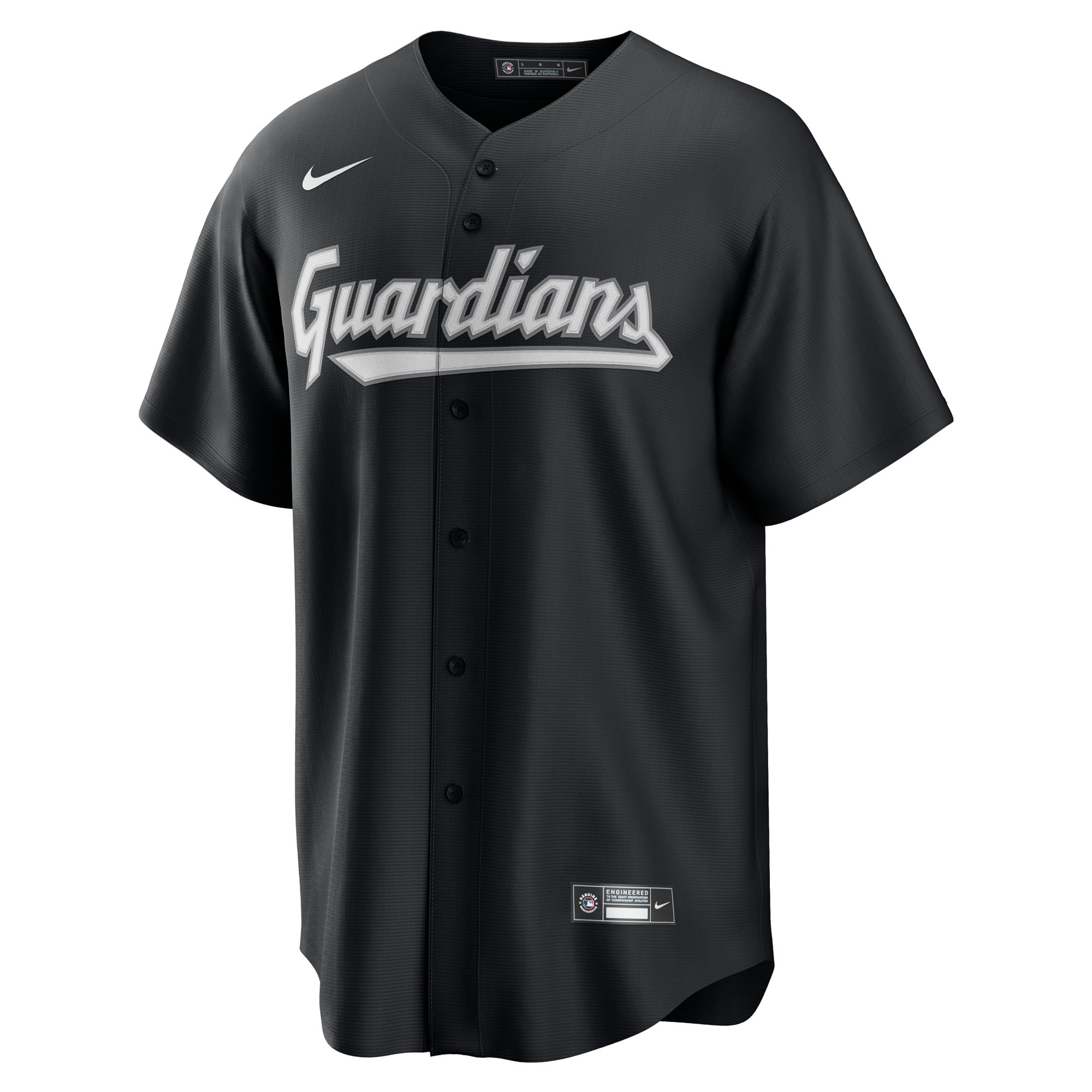 Cleveland Guardians Nike Replica Jersey – Black