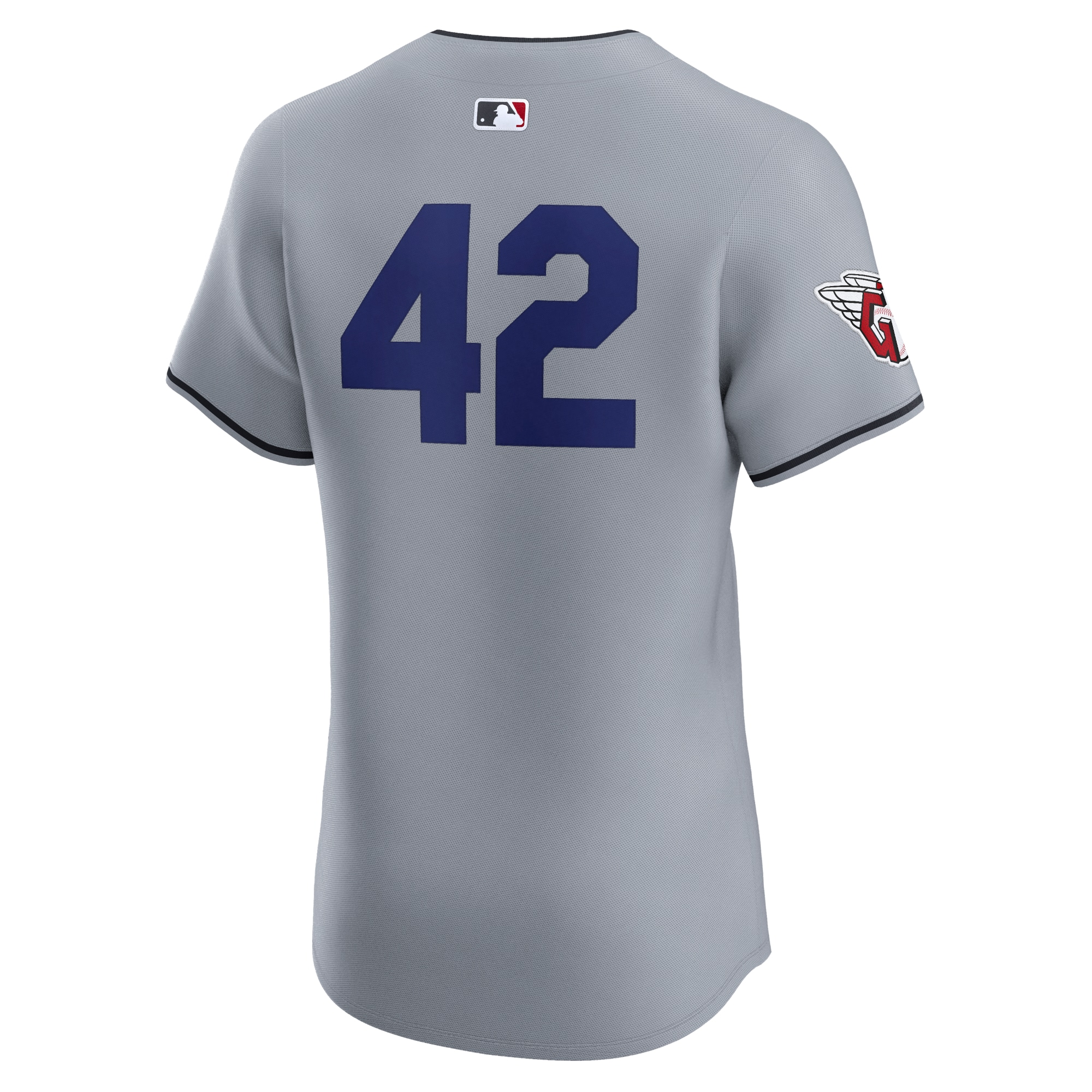 Cleveland Guardians Nike Road 2024 Jackie Robinson Day Elite Jersey – Gray