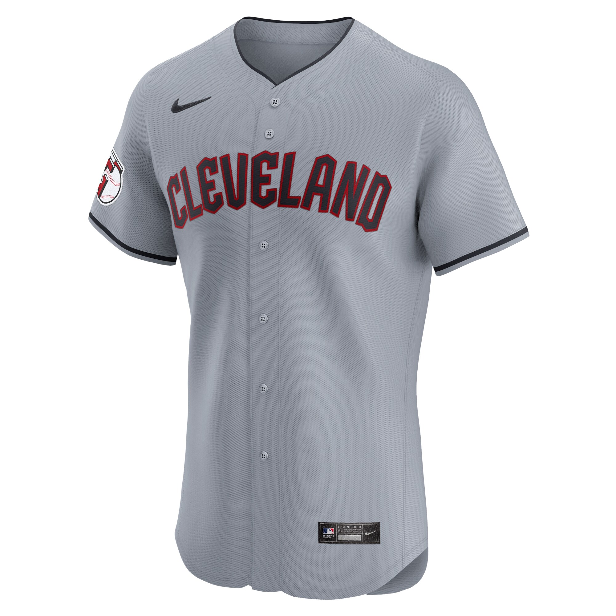 Cleveland Guardians Nike Road 2024 Jackie Robinson Day Elite Jersey – Gray