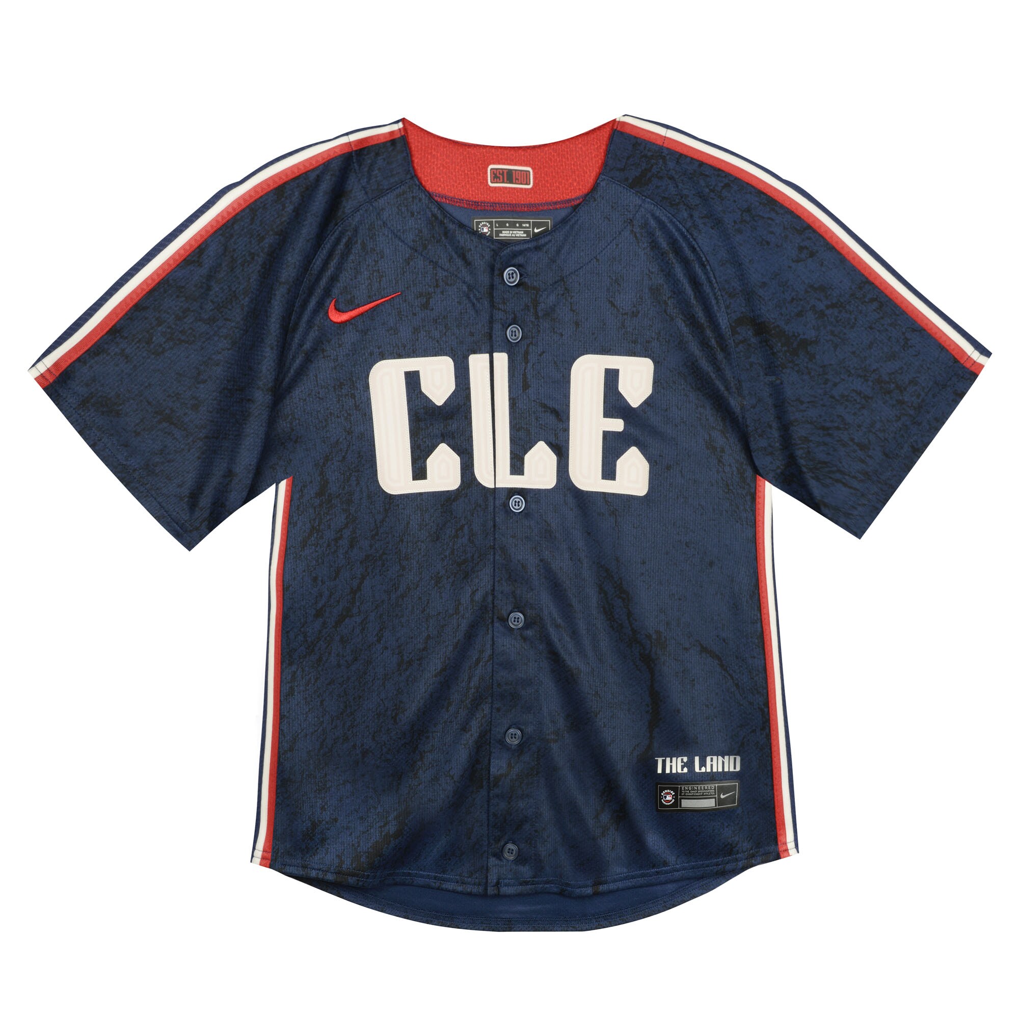 Cleveland Guardians Nike Toddler City Connect Team Limited Jersey – Navy