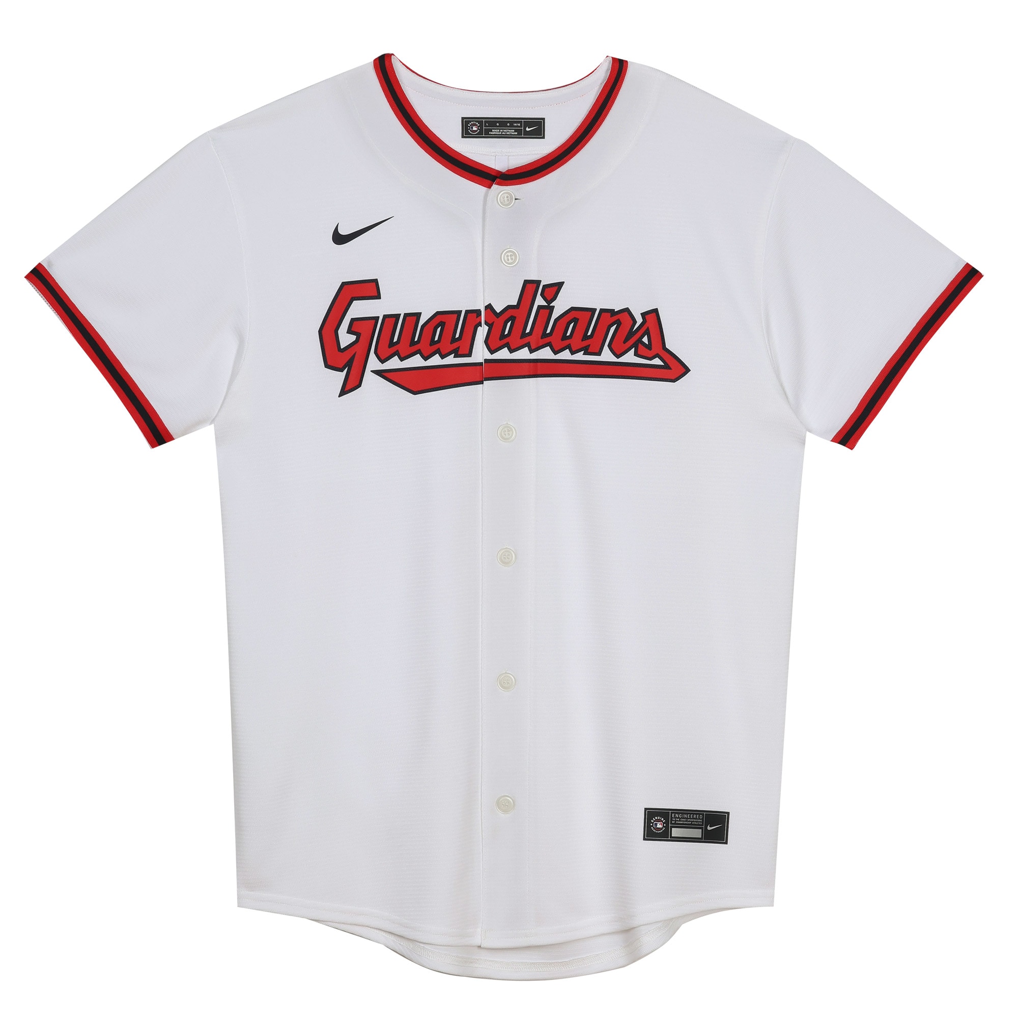 Cleveland Guardians Preschool Home Blank Replica Jersey – White