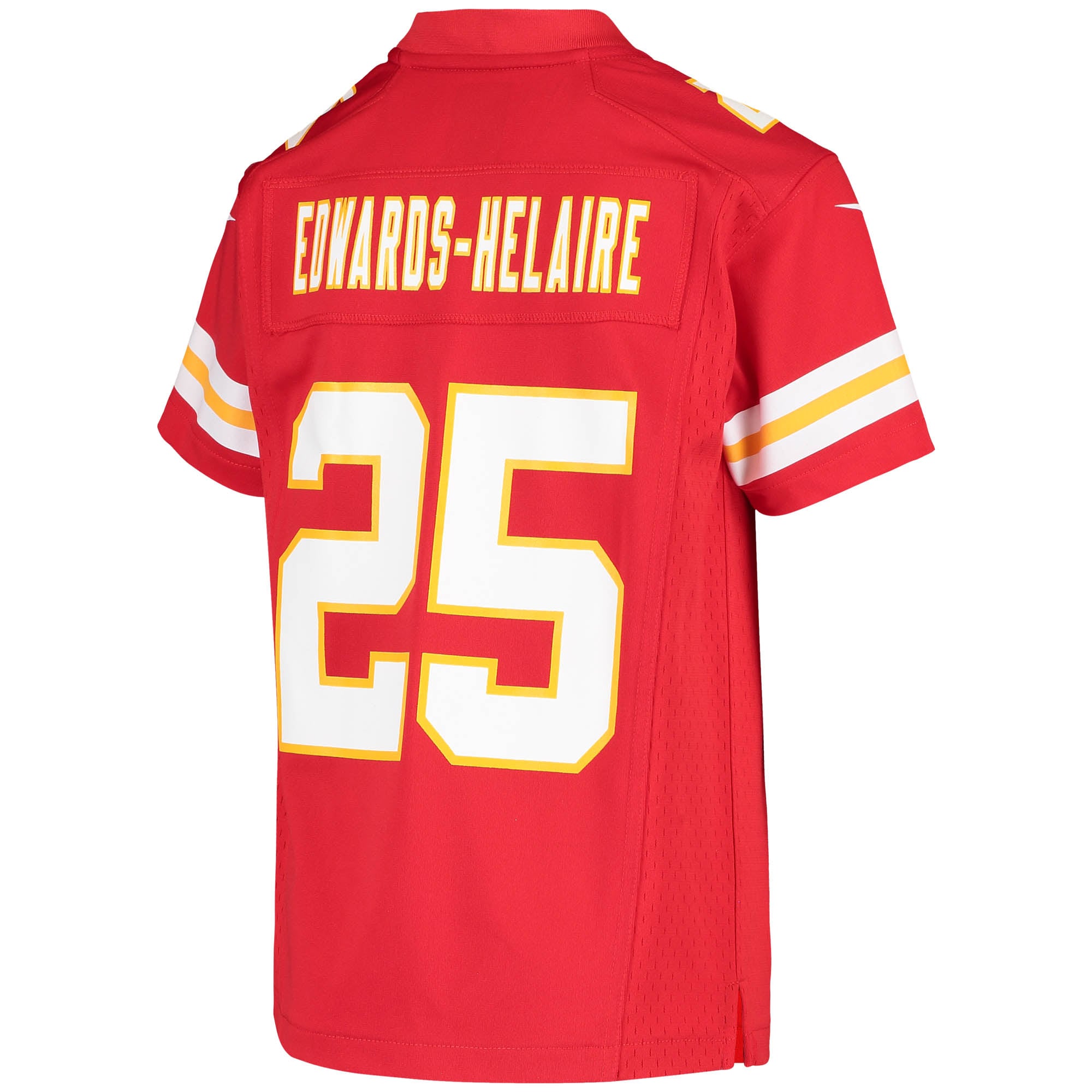 Clyde Edwards-Helaire Kansas City Chiefs Nike Youth Game Jersey – Red Clowdercats