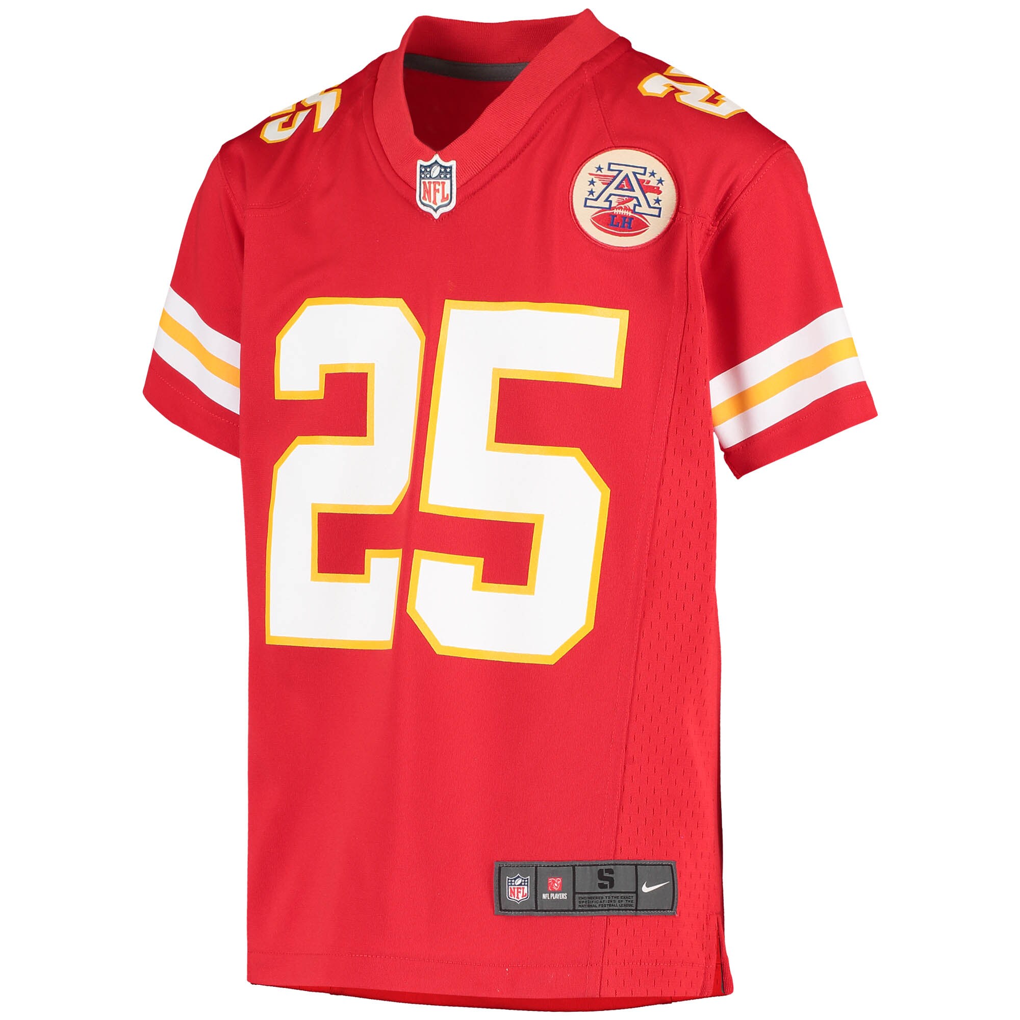 Clyde Edwards-Helaire Kansas City Chiefs Nike Youth Game Jersey – Red Clowdercats