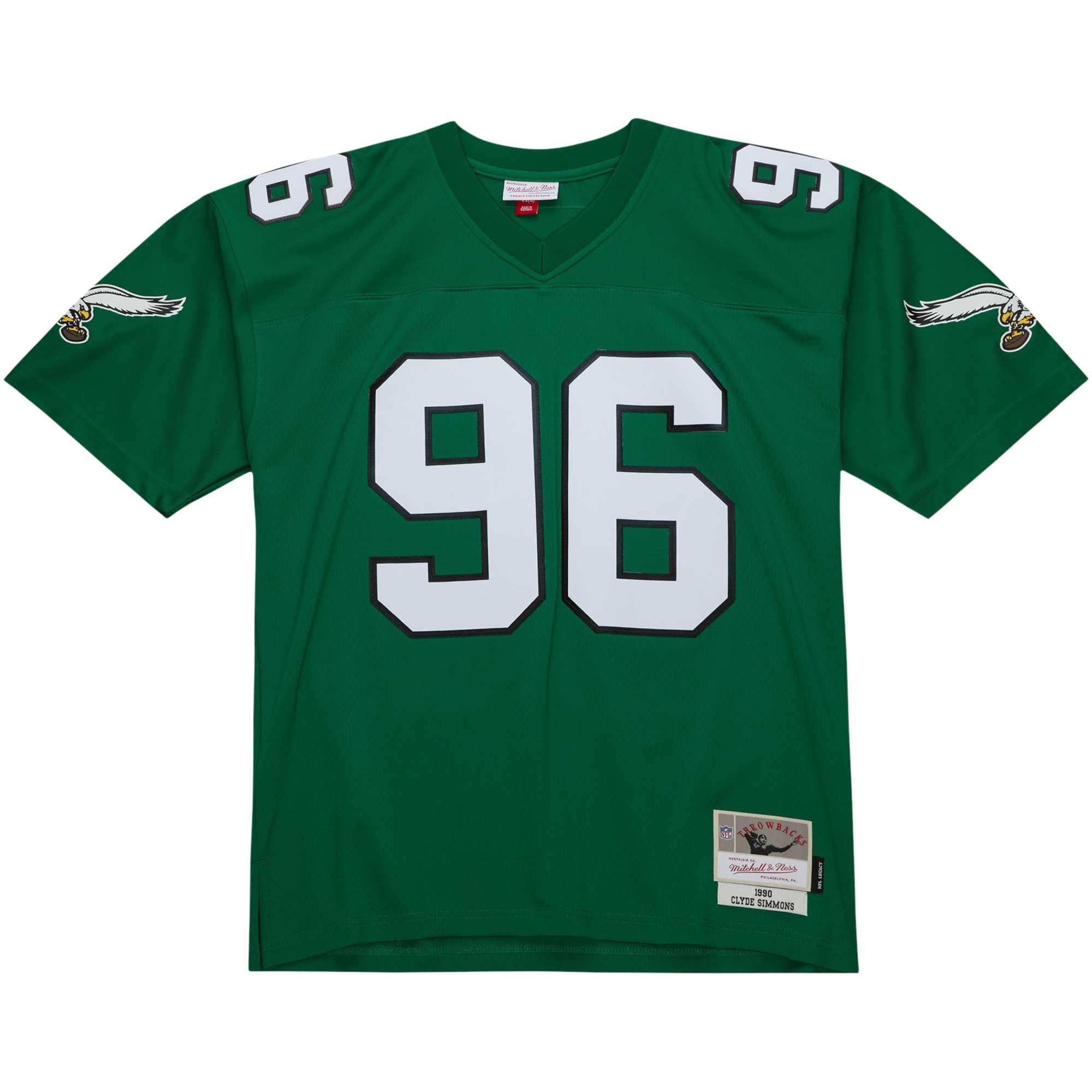 Clyde Simmons Philadelphia Eagles Mitchell & Ness Legacy Replica Jersey – Kelly Green Clowdercats