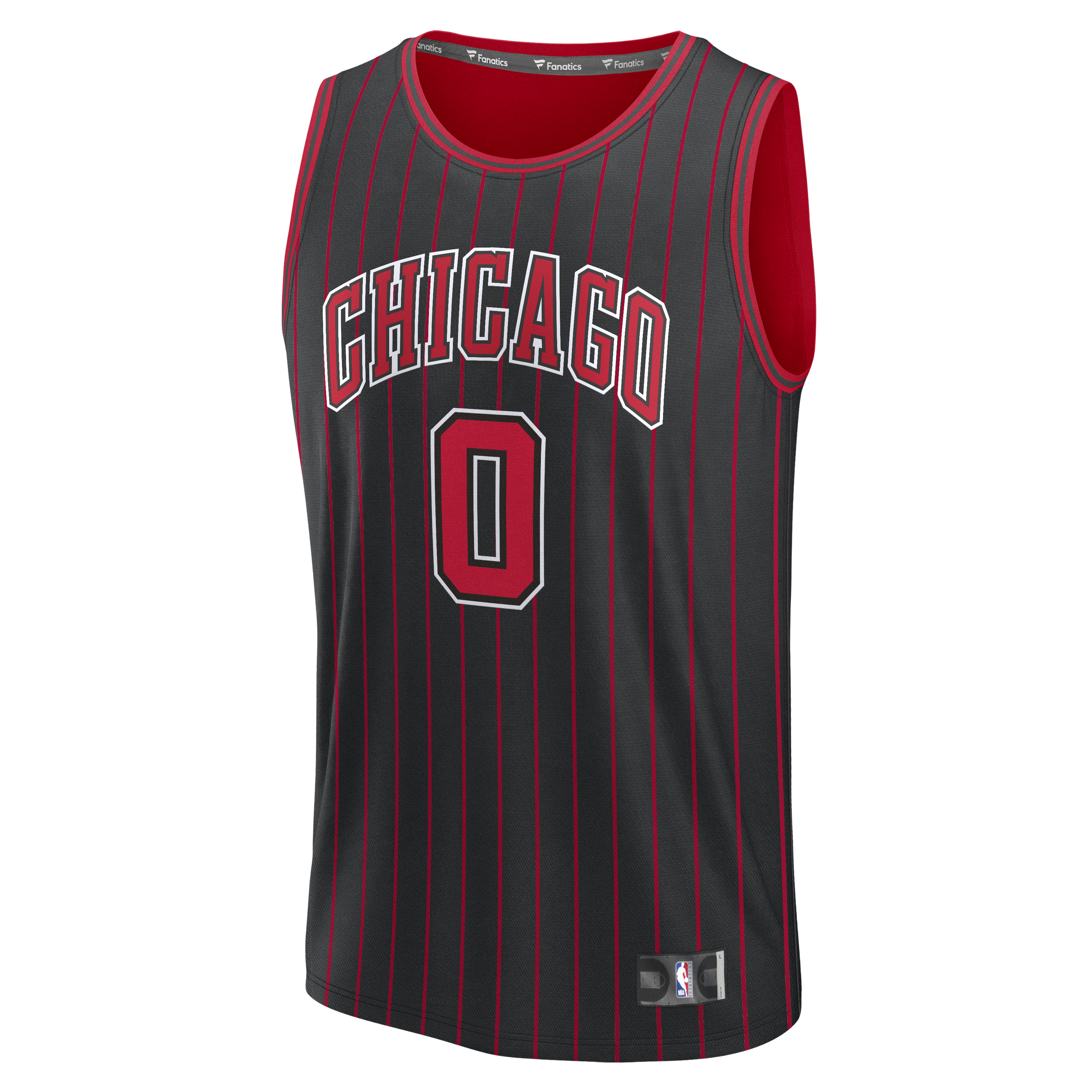 Coby White Chicago Bulls Fanatics Youth Fast Break Jersey – Statement Edition – Black Clowdercats