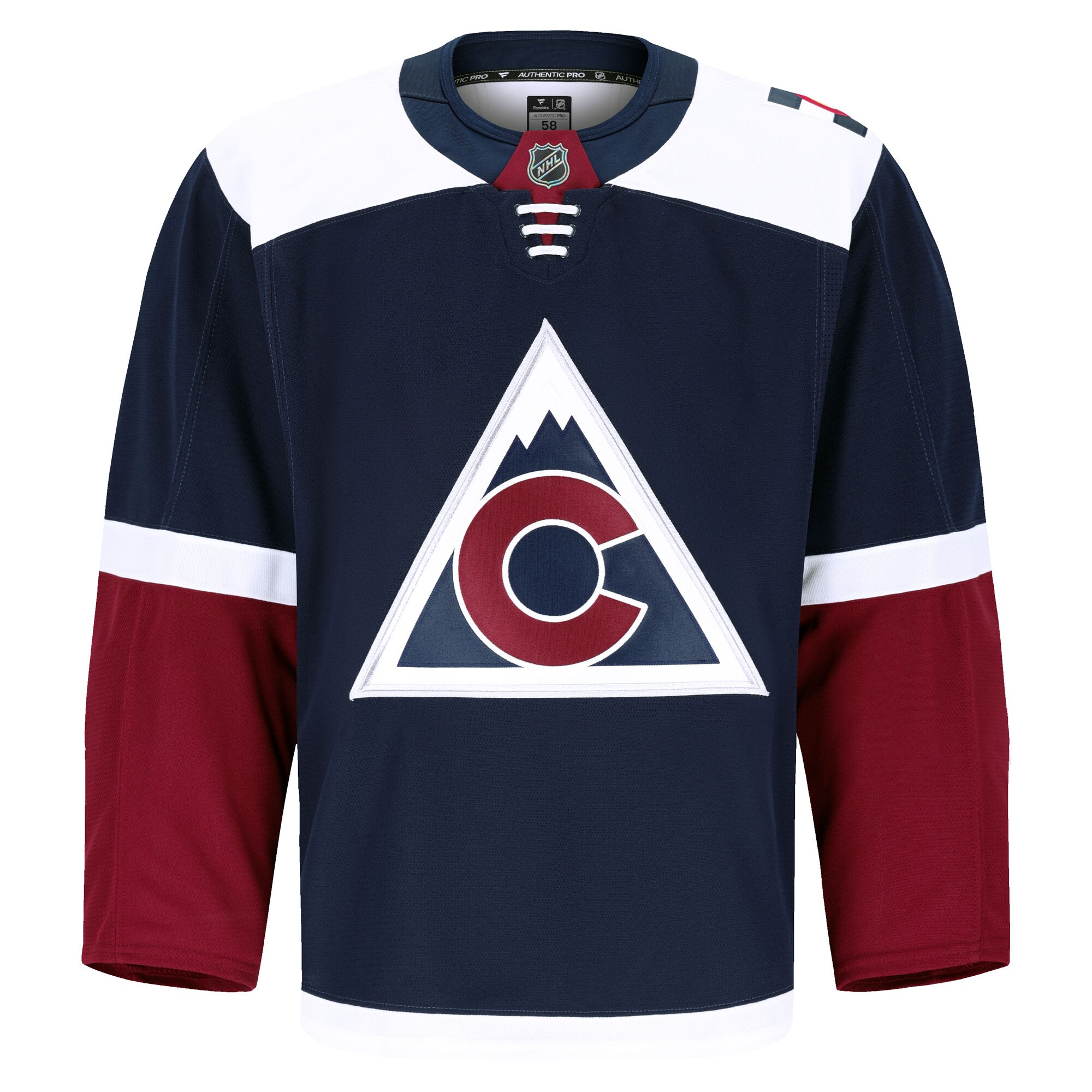 Colorado Avalanche Fanatics Alternate Authentic Pro Jersey – Navy Clowdercats