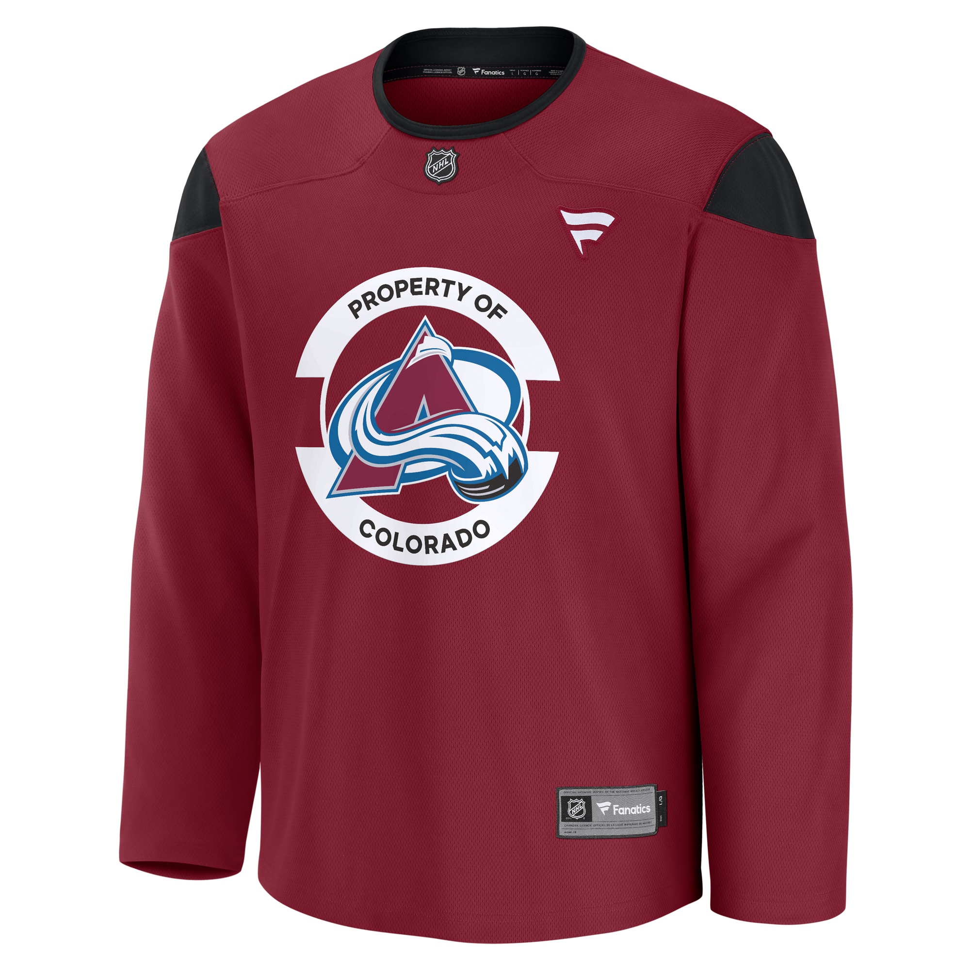 Colorado Avalanche Fanatics Practice Jersey – Burgundy Clowdercats