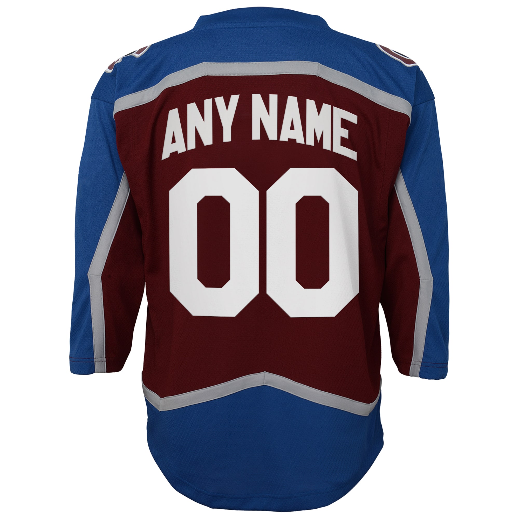 Colorado Avalanche Youth Home Custom Replica Jersey – Burgundy Clowdercats