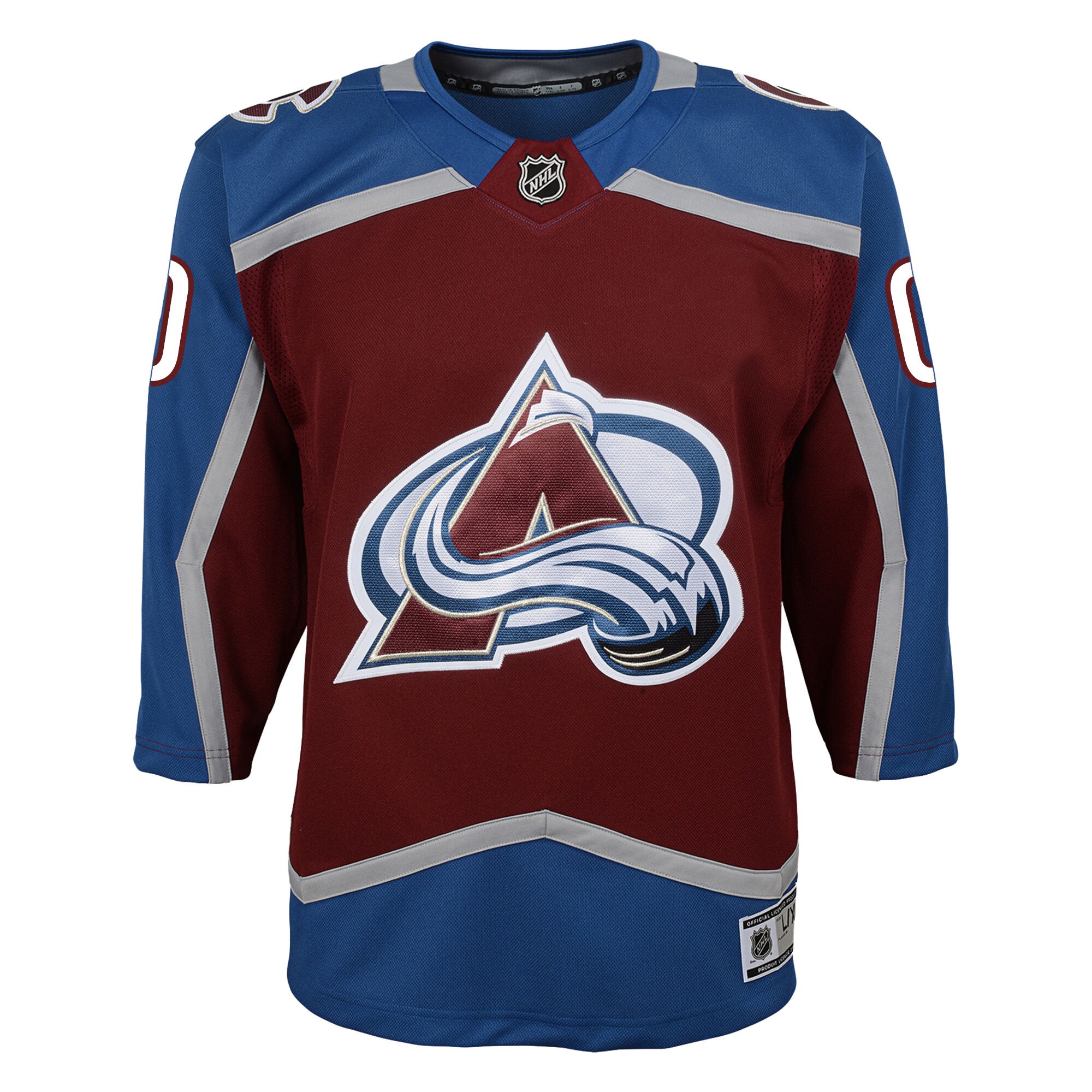 Colorado Avalanche Youth Home Premier Custom Jersey – Burgundy Clowdercats