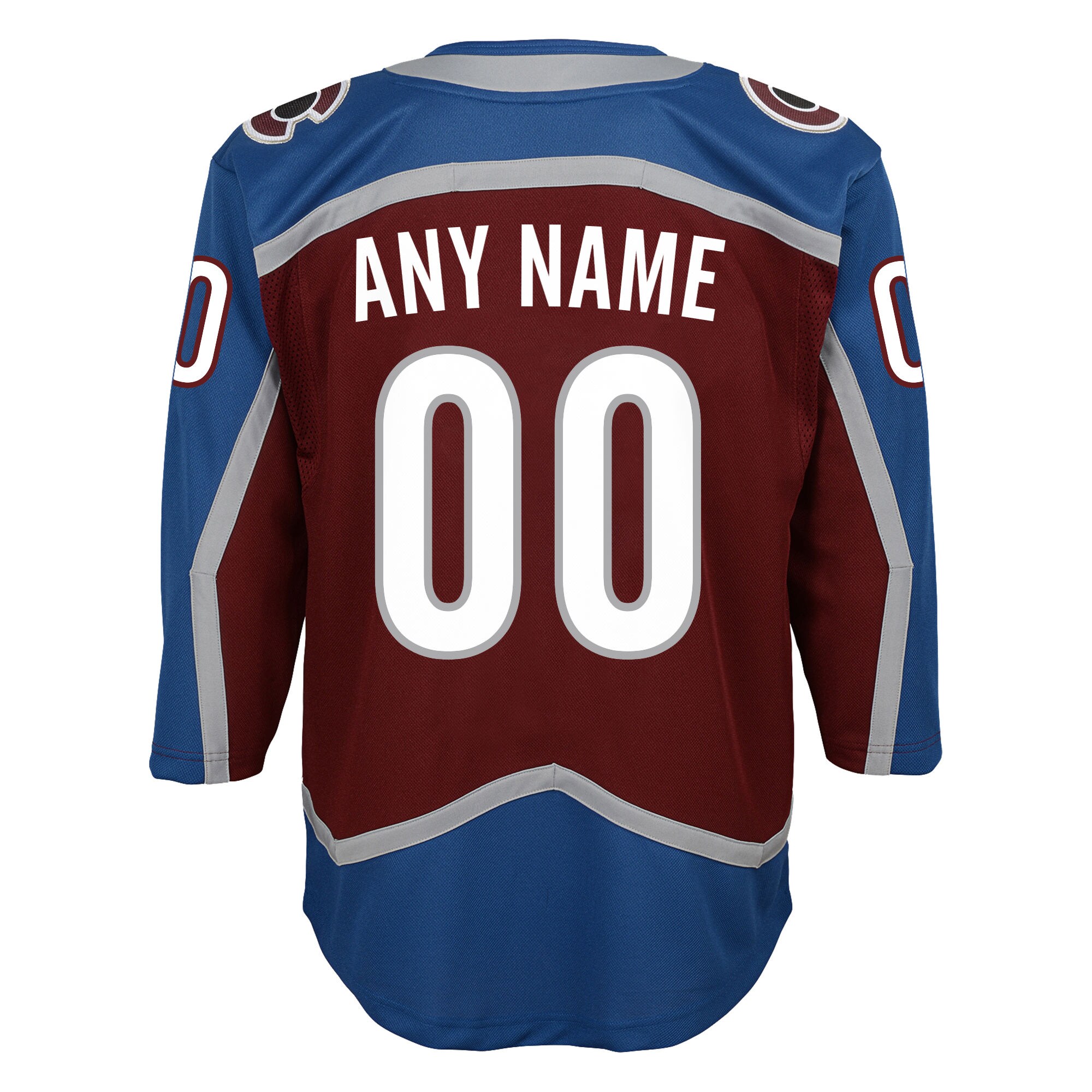 Colorado Avalanche Youth Home Premier Custom Jersey – Burgundy Clowdercats