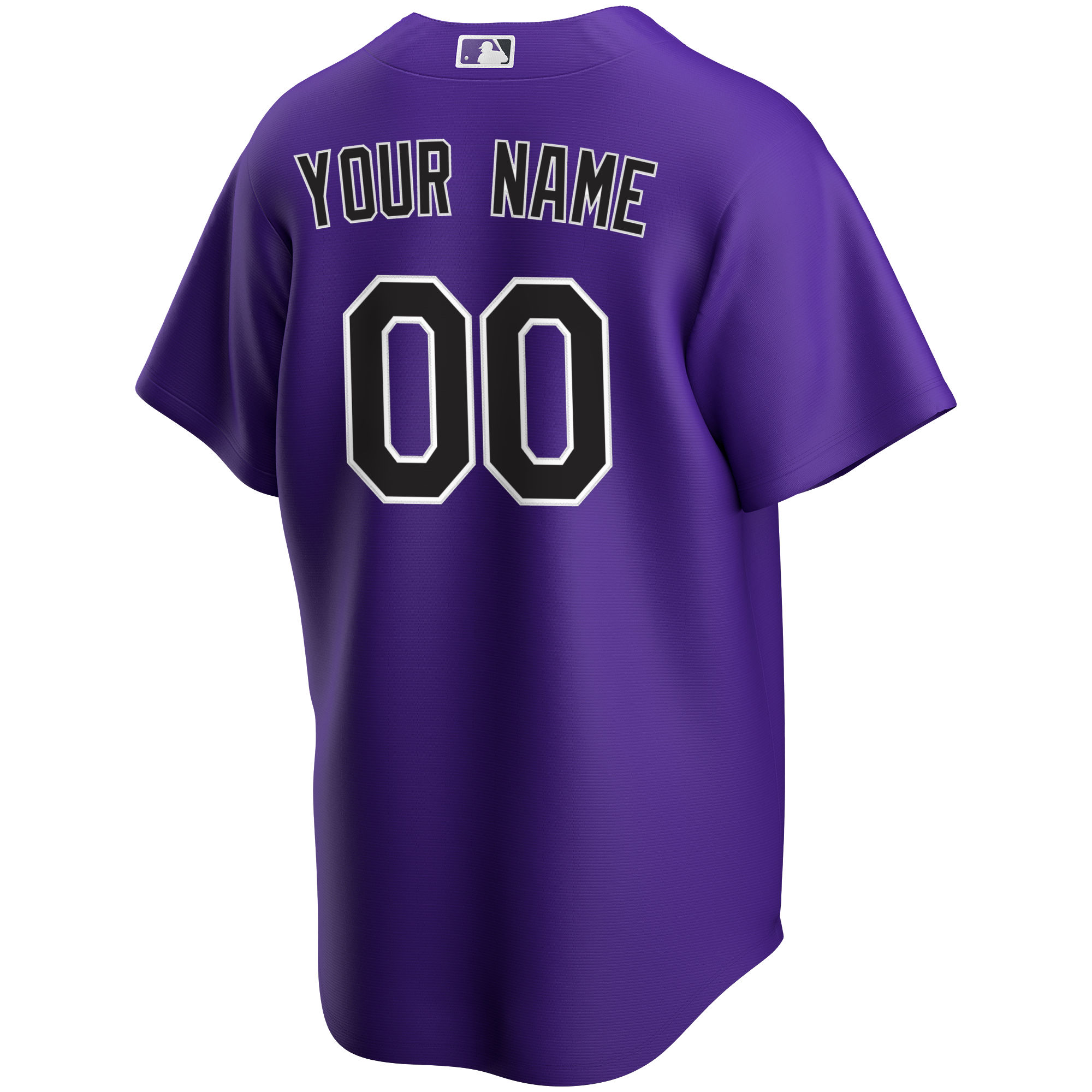Colorado Rockies Nike Alternate Replica Custom Jersey – Purple