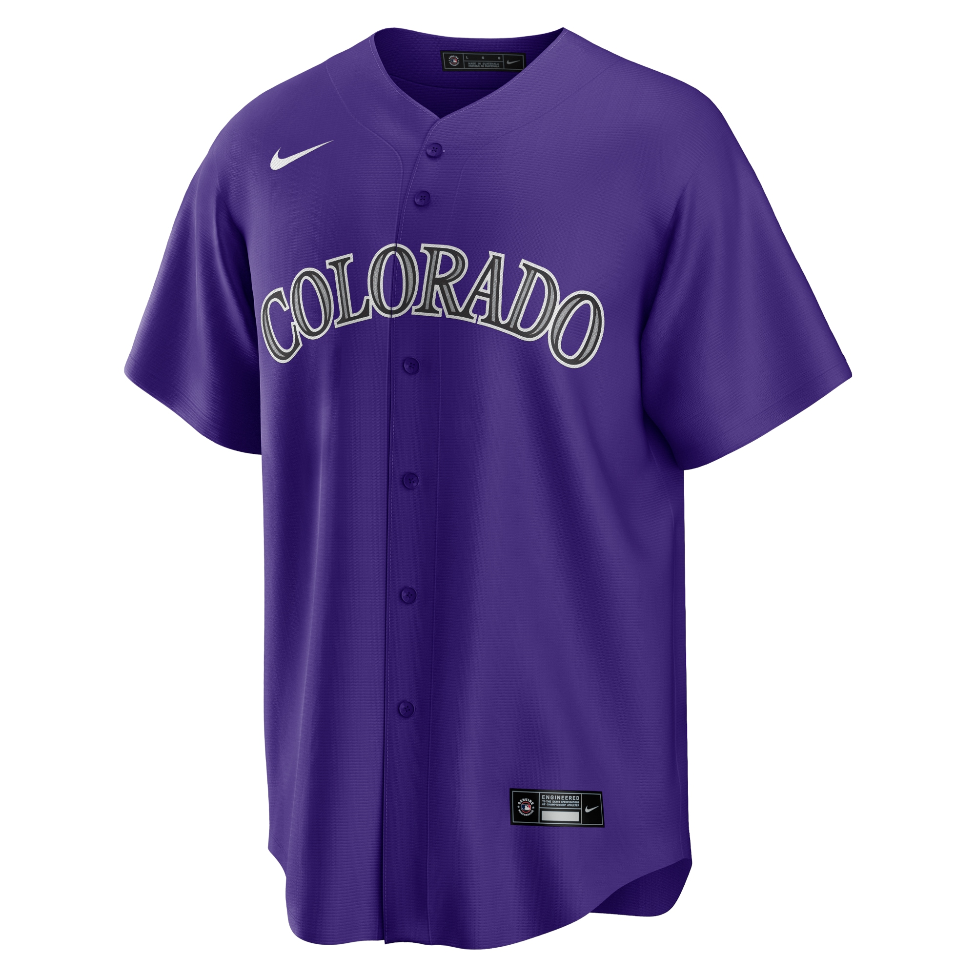 Colorado Rockies Nike Alternate Replica Team Jersey – Purple